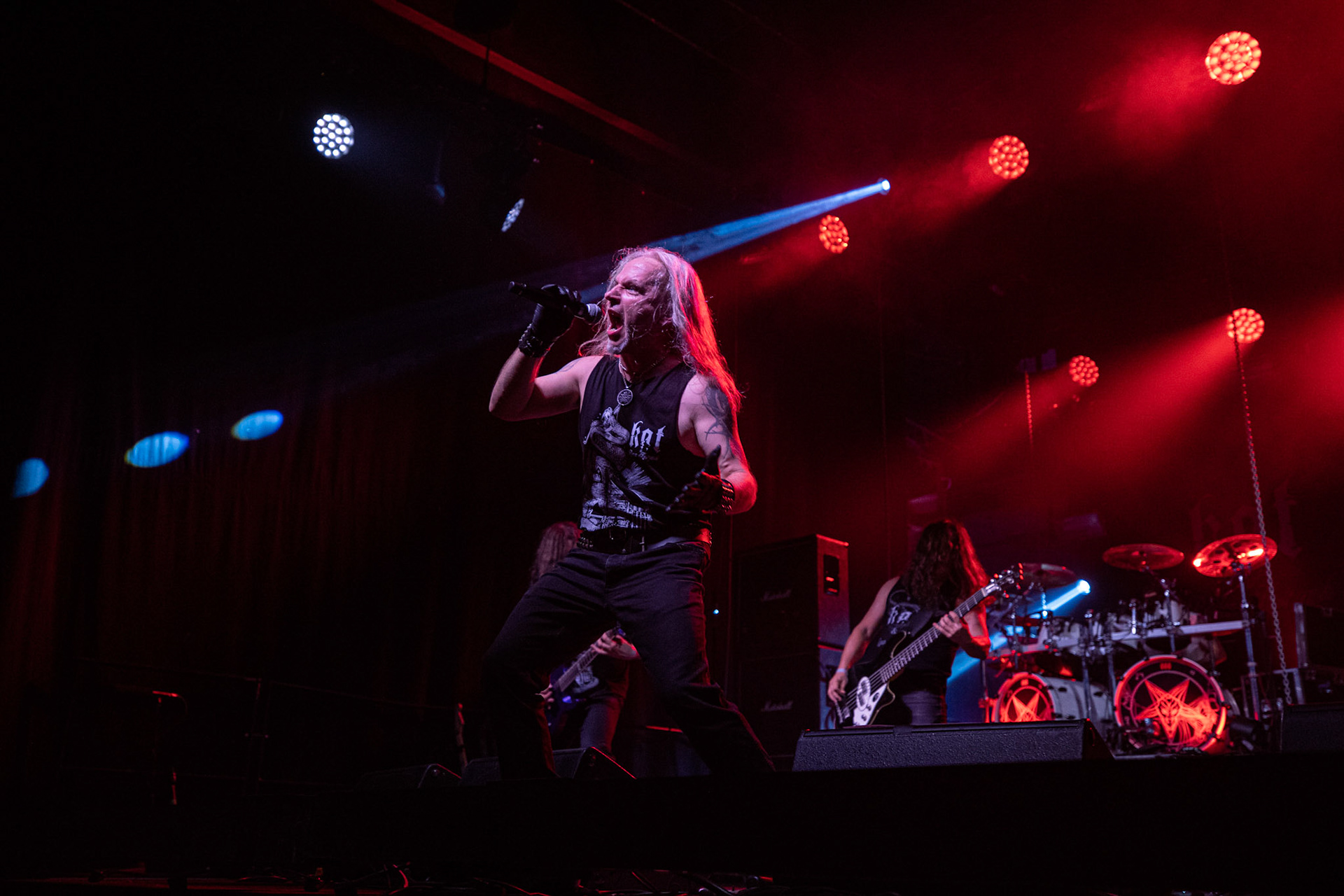 12.09.2021 - KAT i Roman Kostrzewski - koncert "Do zobaczenia w piekle" Wroclaw, Centrum Koncertowe A2.   Piotr „Peter” Wiwczarek (Vader), fot. Andrzej kaziq Wasilkiewicz