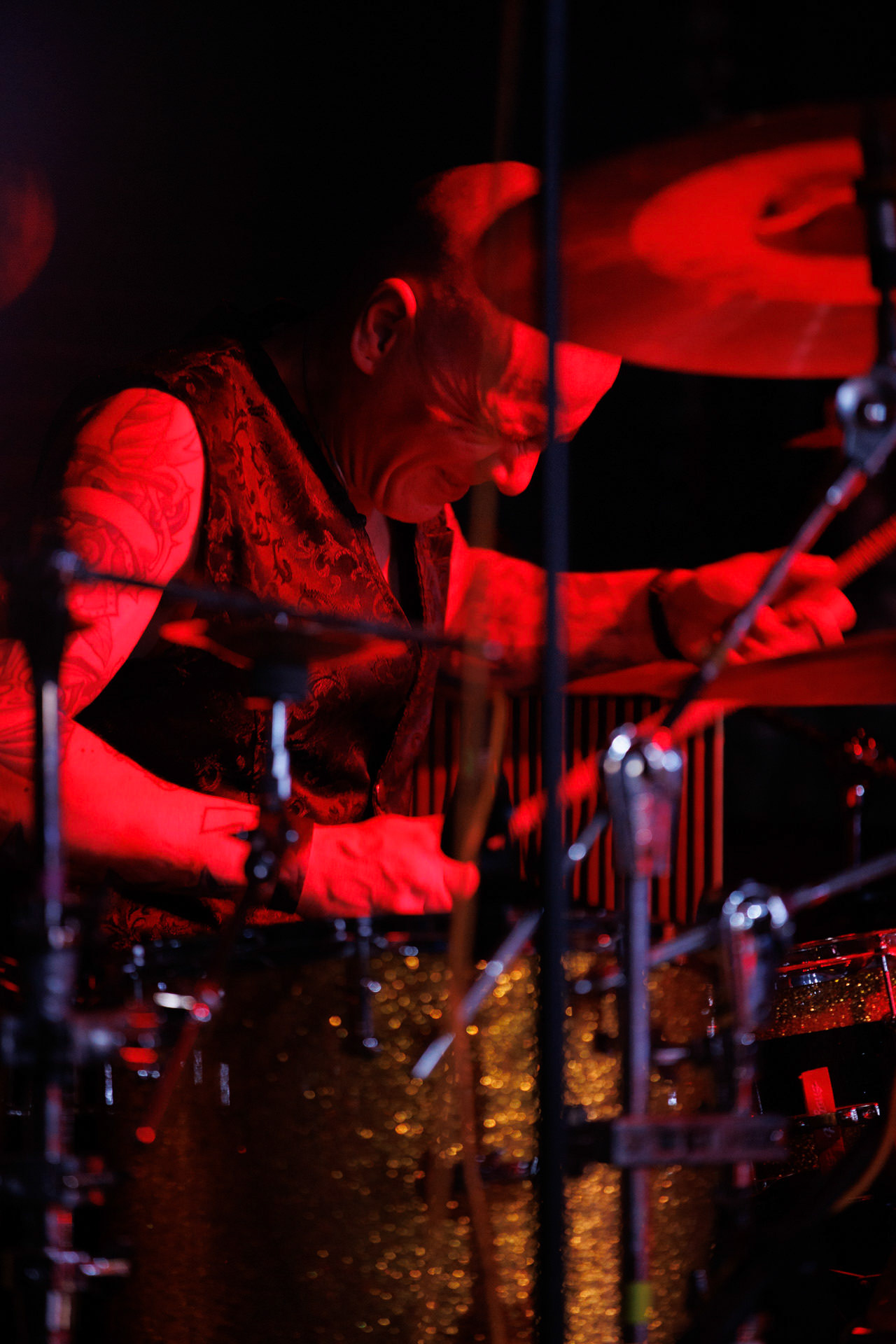 12.11.2021 Lipali - koncert Warszawa klub Remont.Najnowszy album „MOSTY, RZEKI, LUDZIE”.Lukasz Luk Jeleniewski - perkusja, Rock, rock progresywny, rock alternatywny, polski rock.fot. Andrzej kaziq Wasilkiewicz/Reporter