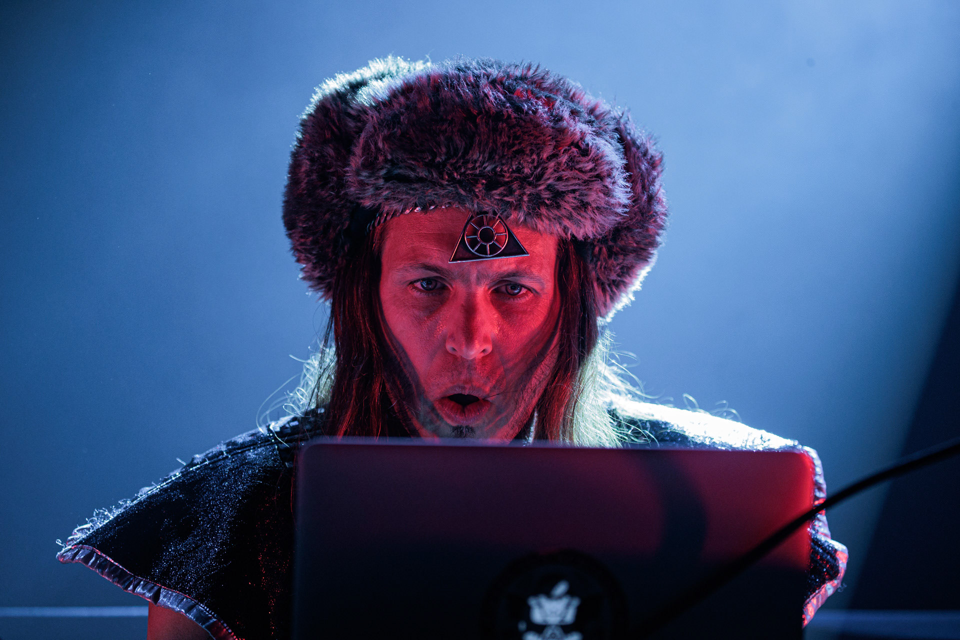 29.04.2022 Otto Von Schirach - nadrealna muzyka elektroniczna z elementami noise, gore grind, hip-hop, death metal. n/z Otto Von Schirach Produkcja Knock Out Productions, klub Progresja.Wytwornia Ipecac,fot. Andrzej Wasilkiewicz/Reporter