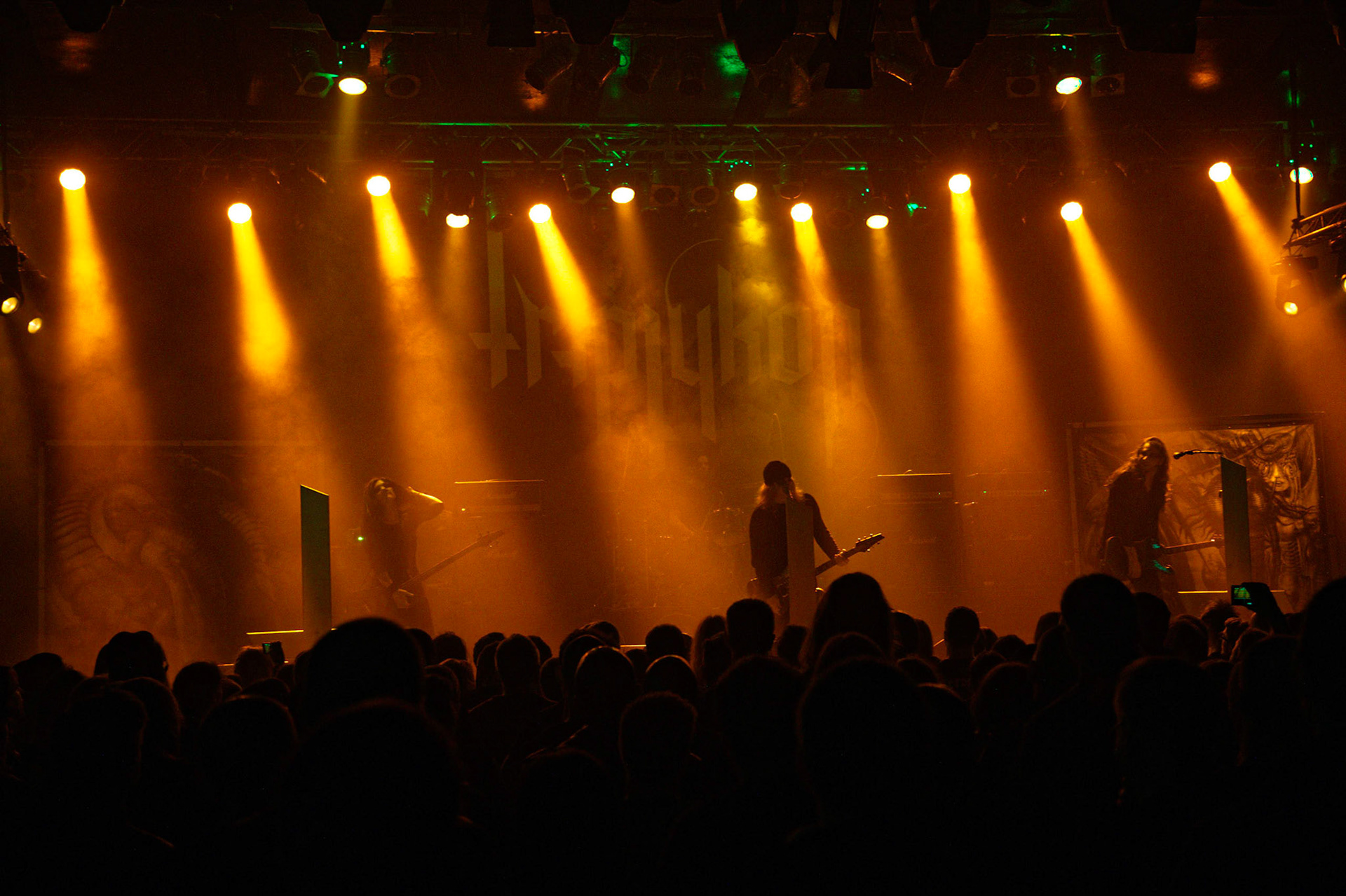 koncert Triptykon, voc. git. Tom Gwarrior, Thomas Gabriel Fischer, Szwajcaria fot. Andrzej Wasilkiewicz/Reporter