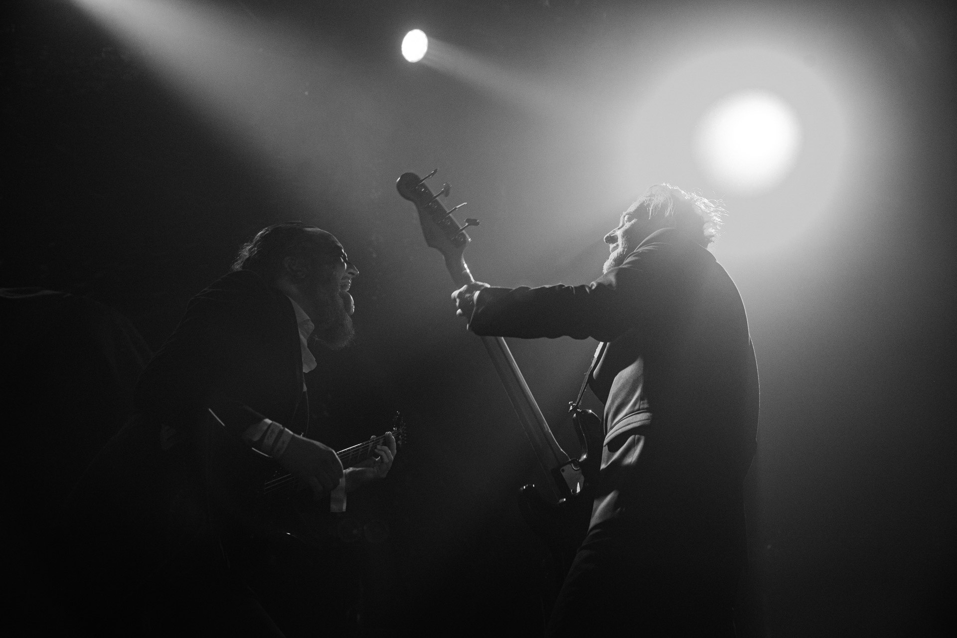 18.12.2021 Masturbator - Antysylwester Antyradia, 18 lat klubu Progresja,n/z Vithor/ growl-git, n/z Raefoth/bas, n/z Czaha/beki, n/z Mayhem/git,metal, blackmetal, thrashmetal, satanic old skull metal, fot. Andrzej Wasilkiewicz/Reporter