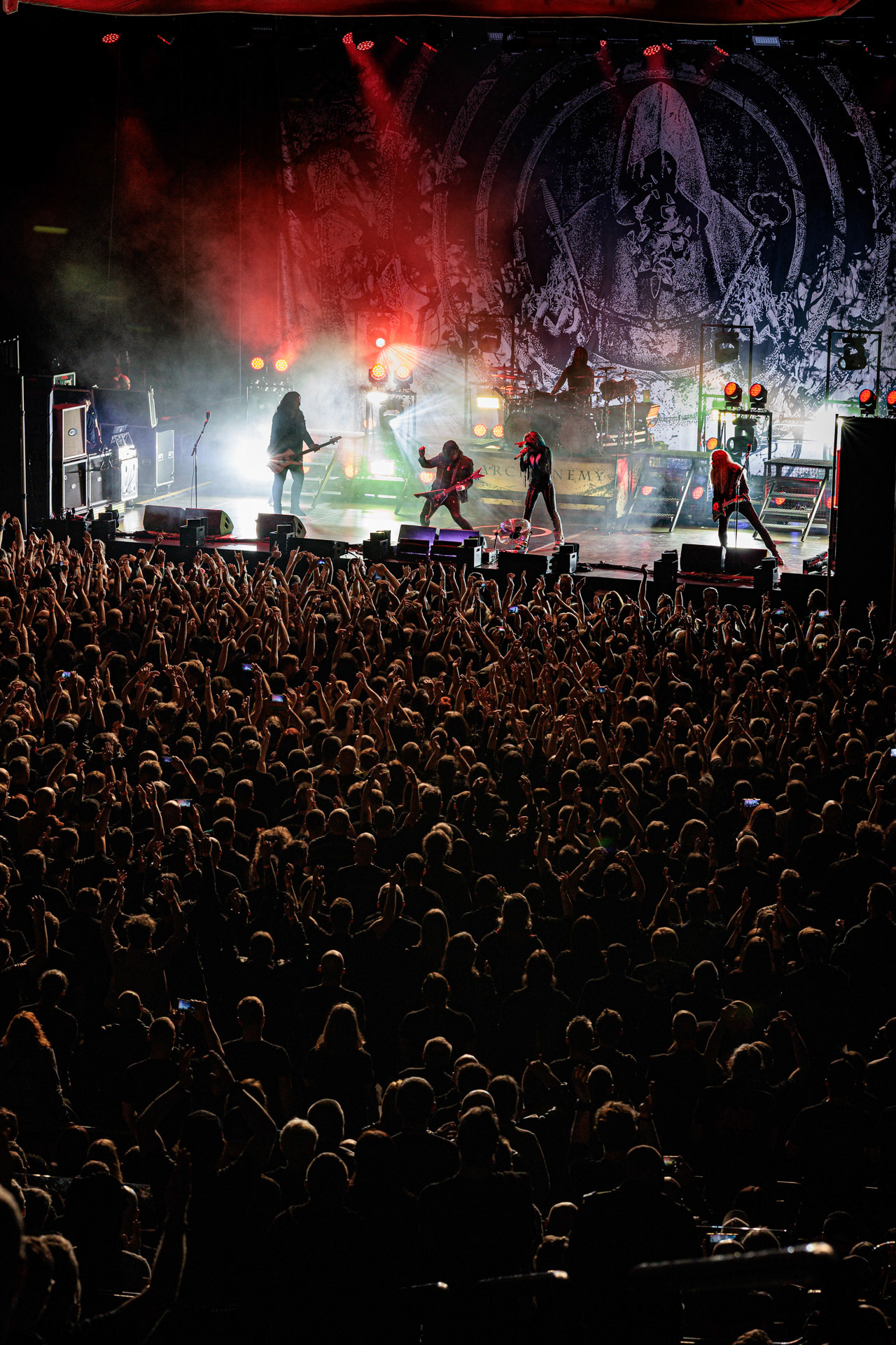 19.10.2022 ARCH ENEMY  - The European Siege 2022,Spodek Katowice Poland,fot. Andrzej Wasilkiewicz/Reporter