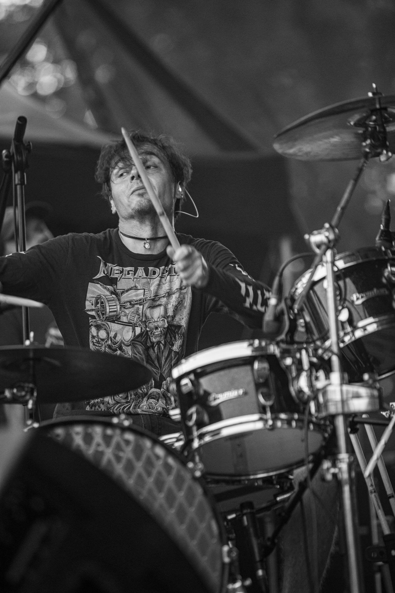 Koncert Luxtorpeda 10 urodziny. Warszawa Progresja.Gramy do Woli.n/z.Tomasz „Krzyżyk” Krzyżaniak – perkusjaFot. Andrzej kaziq Wasilkiewicz/Reporter