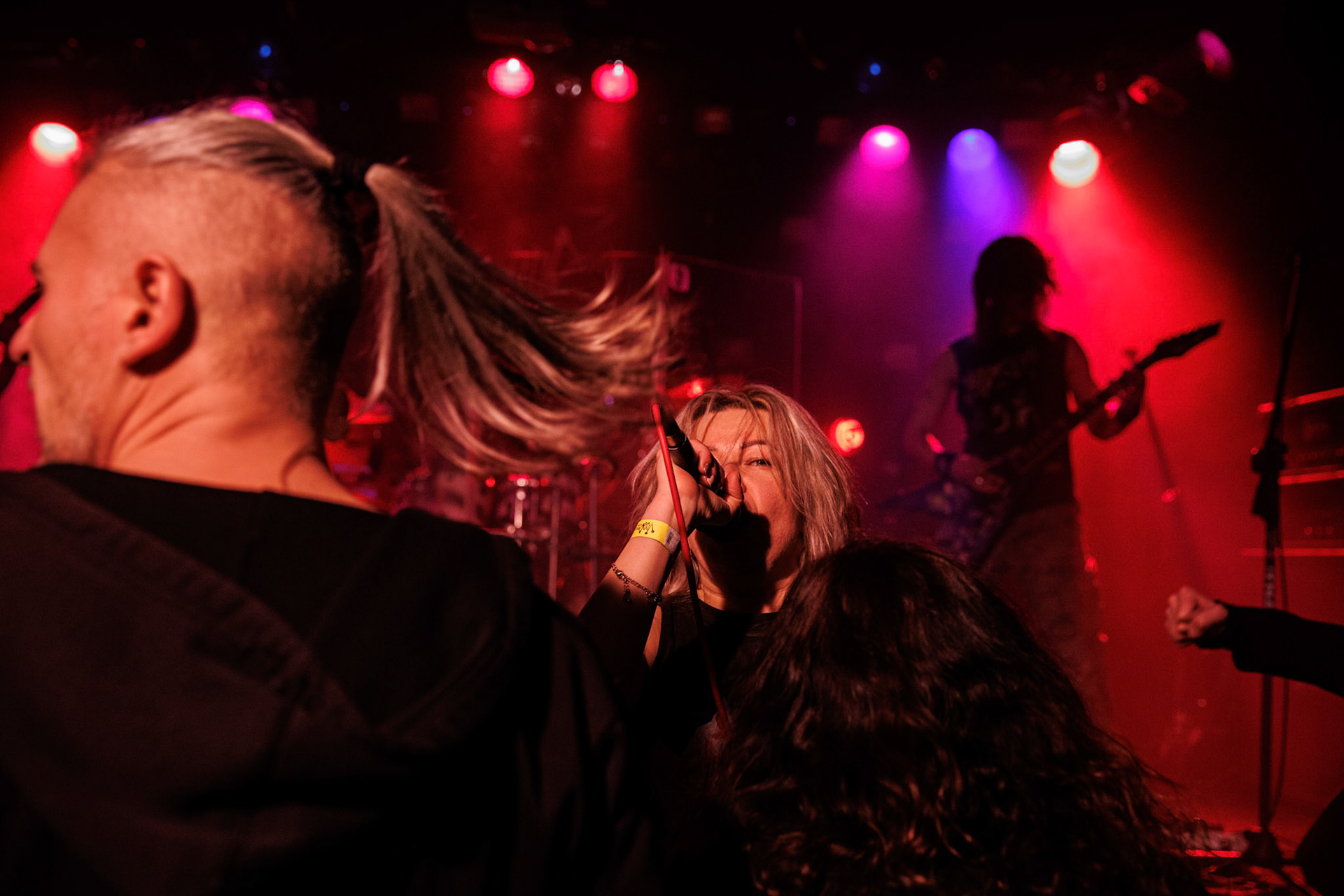 War-Saw - thrashmetal.Koncert Czwarta Fala MMXXII klub VooDoo Warszawa.n/z Marek Agnostic Molenda - gitara,n/z Tomek Zyclon Weglewski - bas,n/z Pawel Abaddon Rekowski - gitara,n/z Sylwia Papierska - wokal,n/z Pawel Pawulon Jaroszewicz - drums,Fot. Andrzej Wasilkiewicz/kaziq.com