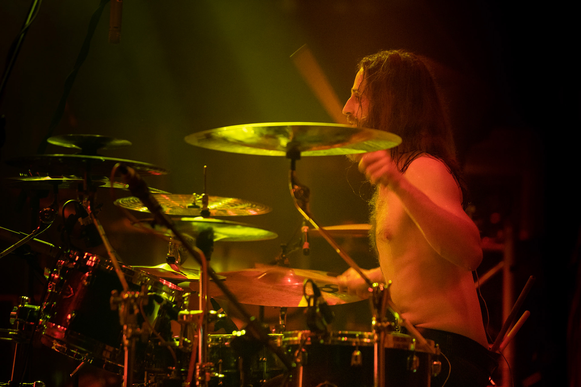 Legendy Metalu Vader - Death Metal - koncert Legendy Metalu w warszawskiej Progresji, 
Peter: Guitar + Vocals
Pajak: Guitar
Hal: Bass
James: Drums
fot. Andrzej kaziq Wasilkiewicz/Reporter