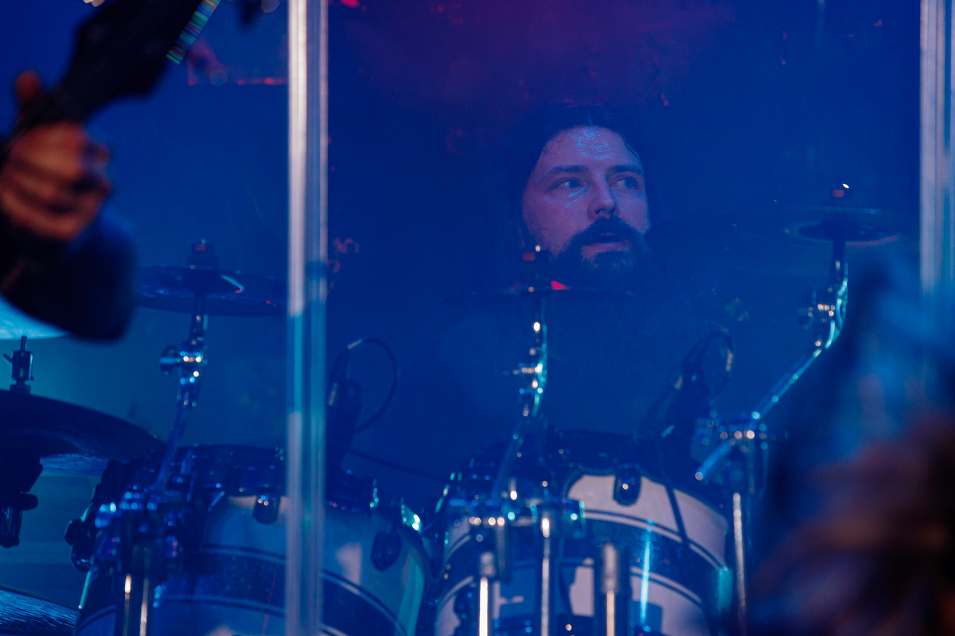 8.01.2022 War-Saw - thrashmetal.Koncert Czwarta Fala MMXXII klub VooDoo Warszawa.n/z Pawel Pawulon Jaroszewicz - drums,Fot. Andrzej Wasilkiewicz/Reporter