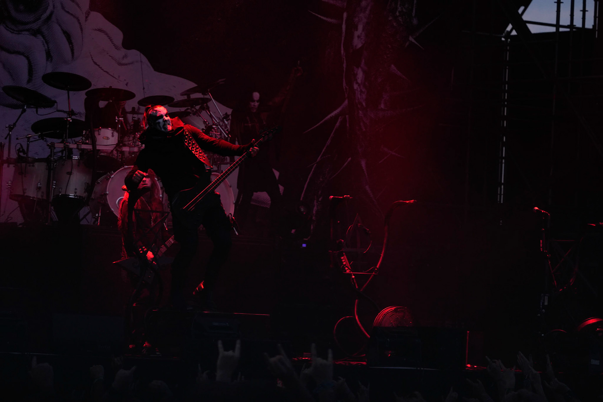 7.06.2023 Behemoth dzien pierwszy festiwaluMystic Festival 2023, Stocznia Gdanska fot. Andrzej Wasilkiewicz/Reporter