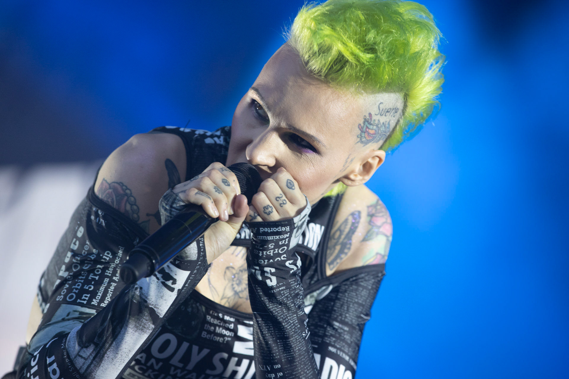 30.07.2021 Agnieszka Chylinska - koncert 25 lat na scenie! Warto bylo szalec. Warszawa Gramy do Woli Progresja.n/z Agnieszka Chylinska – wokal,Pop, pop-rock, hardrock, heavy metal,Fot. Andrzej Wasilkiewicz/Reporter