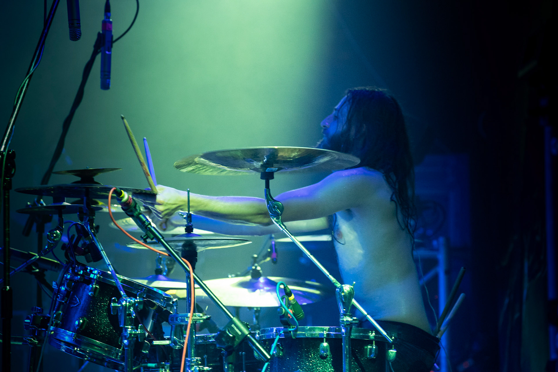 Legendy Metalu Vader - Death Metal - koncert Legendy Metalu w warszawskiej Progresji, 
Peter: Guitar + Vocals
Pajak: Guitar
Hal: Bass
James: Drums
fot. Andrzej kaziq Wasilkiewicz/Reporter