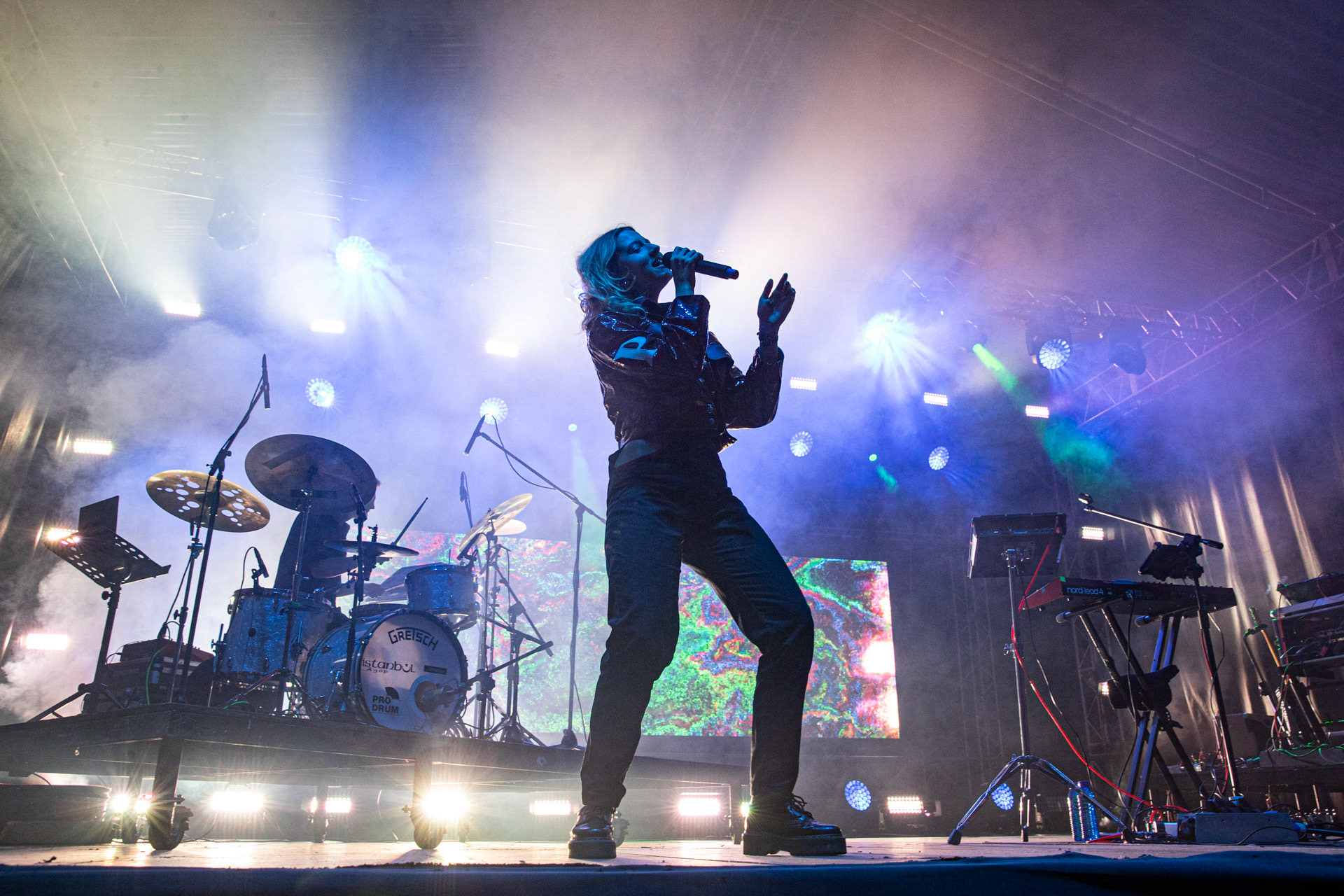 25.09.2021 The Dumplings - koncert Warszawa Progresjan/z Justyna Swies wokal, instrumenty klawiszowen/z Kuba Karas instrumenty klawiszowe, gitara,n/z Mateusz Maciejewski perkusja,fot. Andrzej Wasilkiewicz/REPORTER