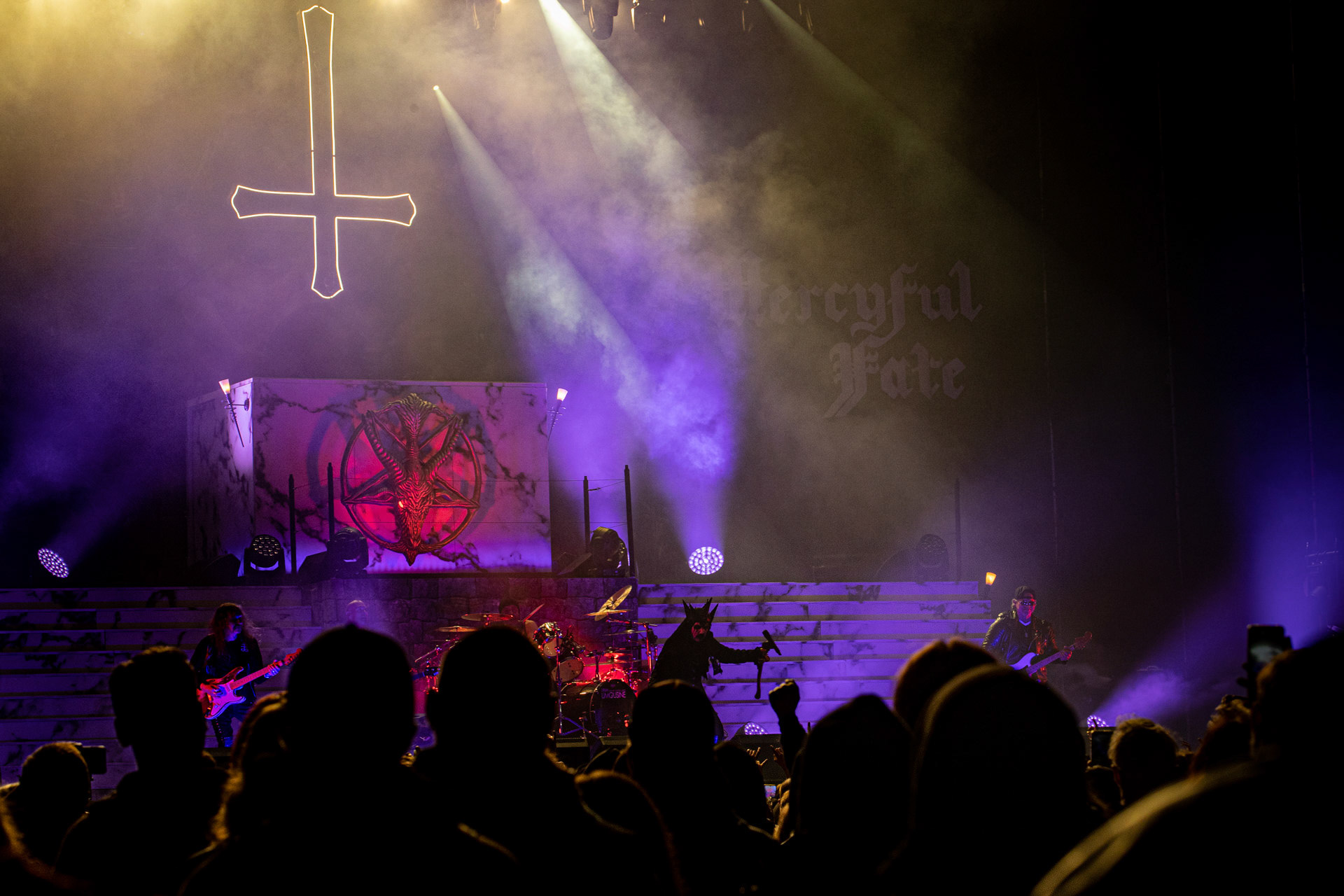4.06.2022 Mercyful Fate Mystic Festival 2022 Gdansk. King Diamond, Kim Bendix Petersen,Mystic Coalition.fot. Andrzej Wasilkiewicz/Reporter