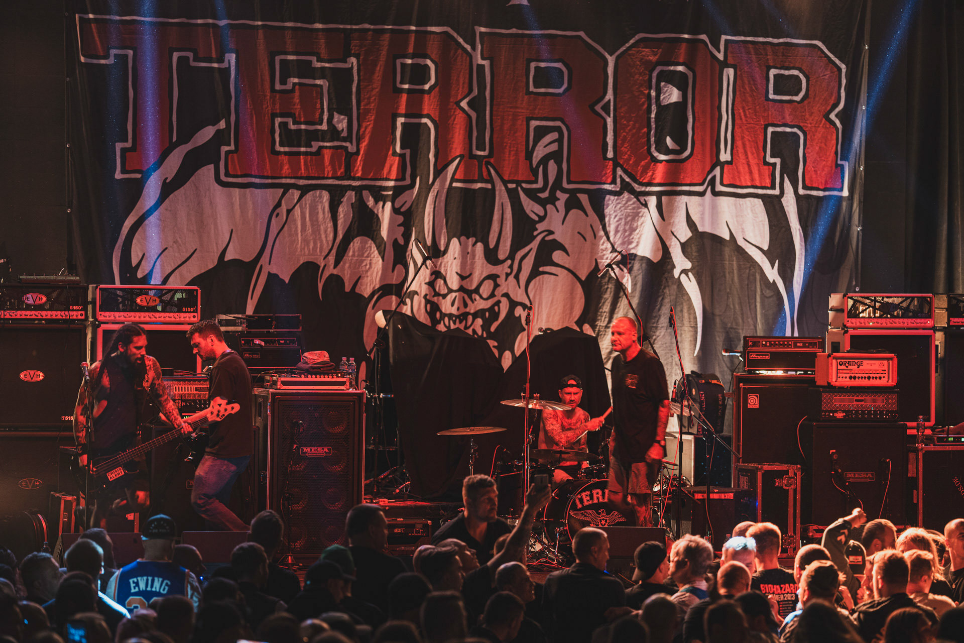 8.08.2023 TERROR - Warszawa klub Progresja,Produkcja Knock Out Productions. fot. Andrzej Wasilkiewicz/kaziq.com