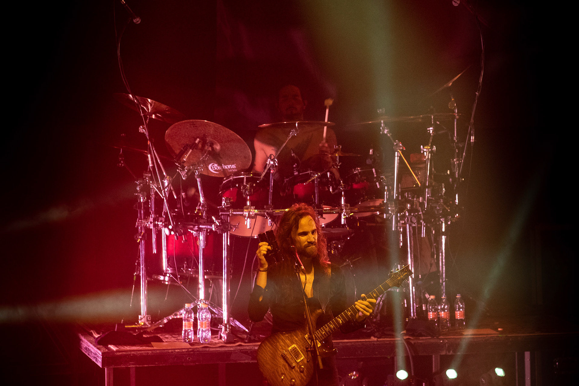 SOEN - Szwecja, rock progresywny, progmetal.  Stefan Stenberg – Bass
Cody Ford – Guitar
Lars Åhlund – Keys, guitar
Joel Ekelöf – Vocals
Martin Lopez – Drums, percussion
Knock Out Productions
Progresja Warszawa. fot. Andrzej Wasilkiewicz/Reporter