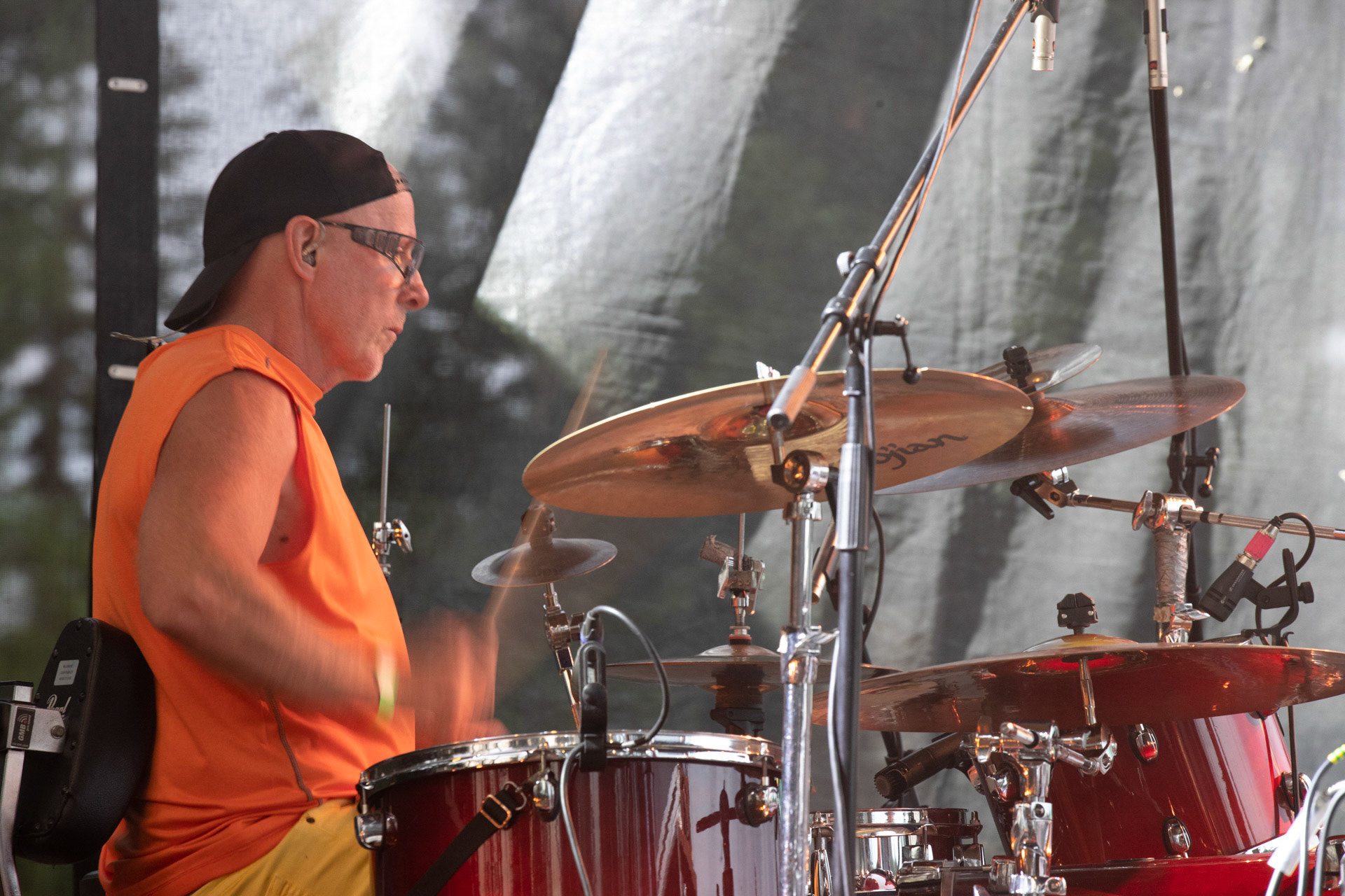 Elektryczne Gitary - koncert Zacieralia w warszawskiej Progresji.Gramy Do Woli - Warszawa, Progresja.n/z Leon Paduch – perkusja,Fot. Andrzej Wasilkiewicz/Reporter