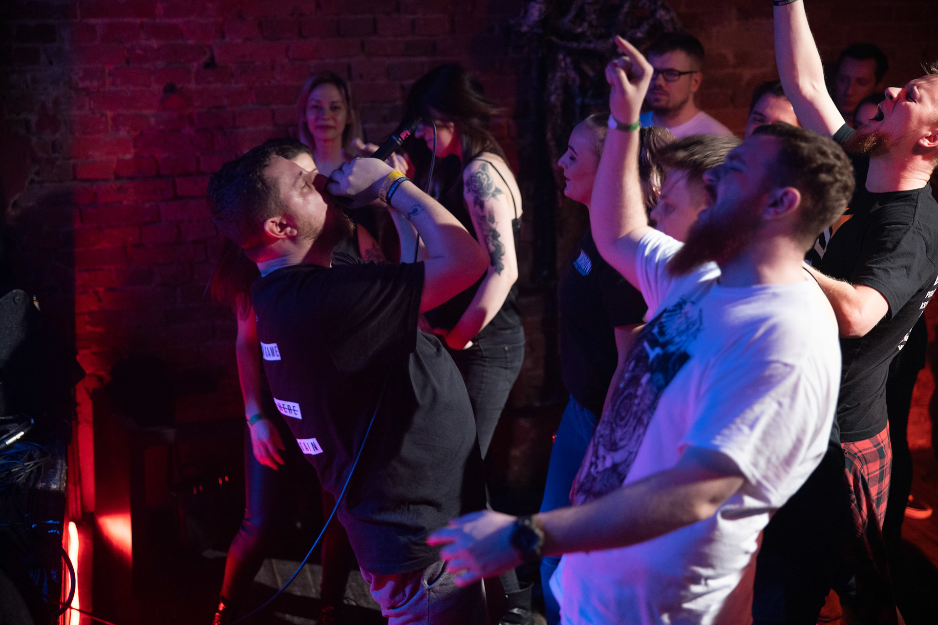 1.02.2020 Blood For Blood Tour part I. koncert zespołu Moron - Post Hardcore, Hardcore, Punk, Warszawa klub VooDoo, fot. Andrzej Wasilkiewicz/REPORTER