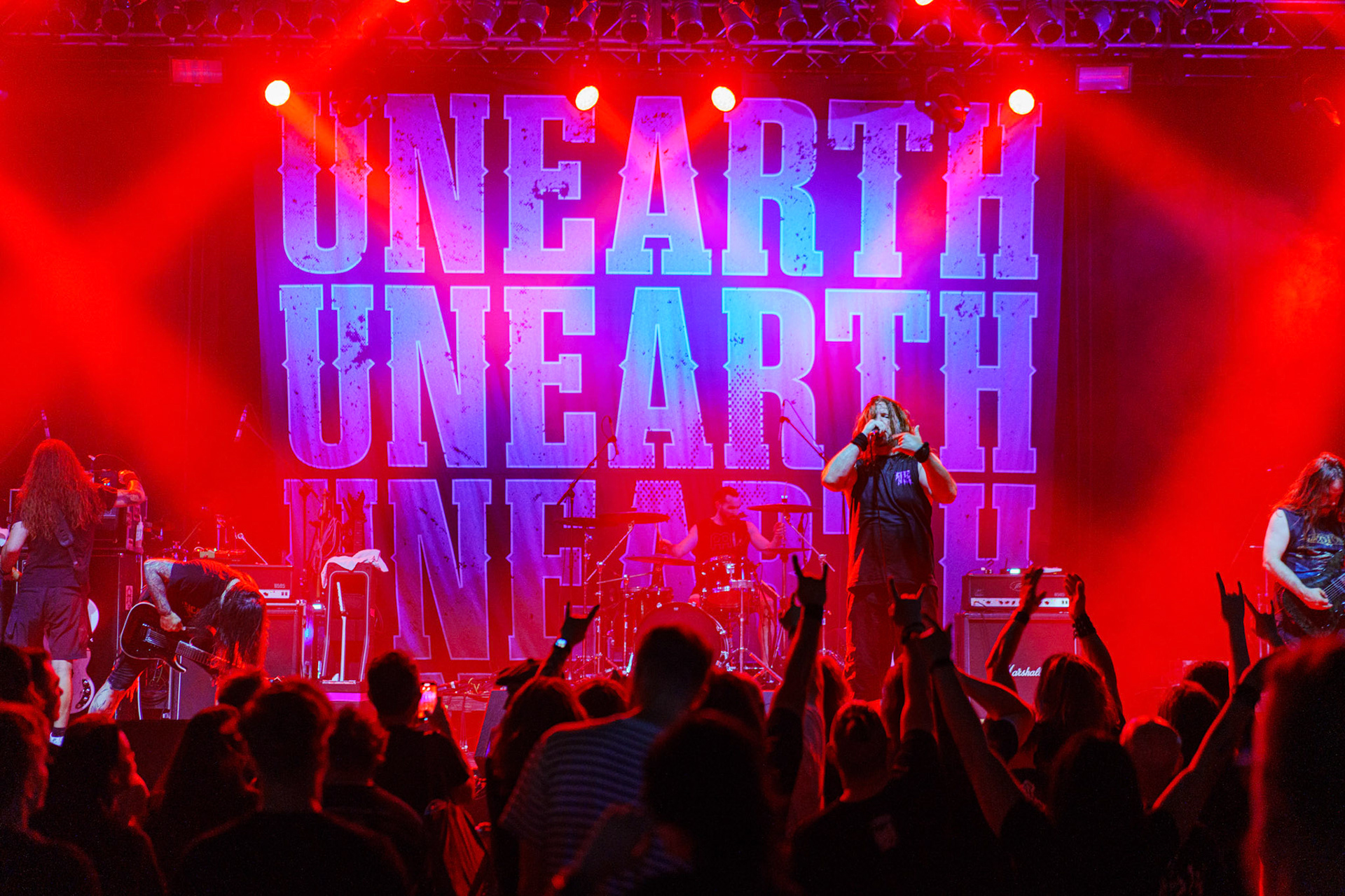 24.06.2023 Unearth - metalcore - Frozen Sun Fest 2023, Progresja Waszawa.fot. Andrzej Wasilkiewicz/Reporter.