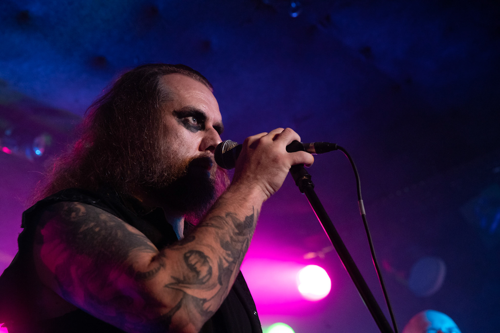 14.01.2019r. Witchmaster,  trasa XX years of Violence & Blasphemy klub VooDoo  Warszawa.  fot. Andrzej Wasilkiewicz/Reporter