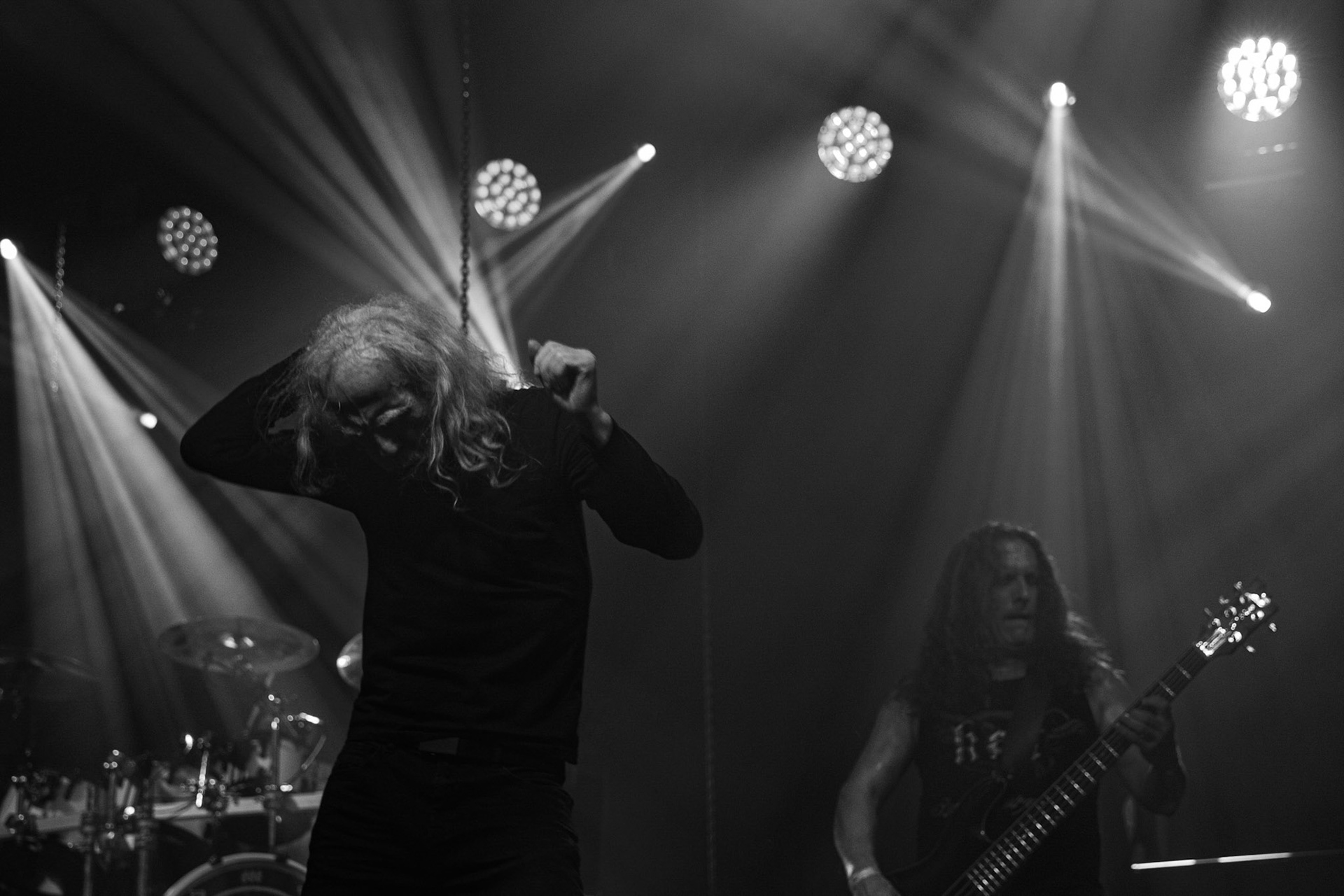 12.09.2021 - KAT i Roman Kostrzewski - koncert "Do zobaczenia w piekle" Wroclaw, Centrum Koncertowe A2.  Roman Kostrzewski – wokalJacek Nowak – perkusjaKrzysztof Pistelok – gitaraJacek Hiro – gitaraMichal Laksa – basGościnnie: Adam „Nergal” Darski (Behemoth)Piotr „Peter” Wiwczarek (Vader),Tomasz „Titus” Pukacki (Acid Drinkers)Adrian „Fred” Frelich (Dragon)Krzysztof „Fazi” Oset (ex-Kat)Piotr „Mancover” Mańkowski (Wolf Spider)Wacław „Vogg” Kiełtyka (Decapitated)Marek „Spider” Pająk (Vader)Jarek „Gronos” Gronowski (Dragon, ex-Kat)Paweł „Baitel” Pasek (Decapitated) Piotr Radecki (ex-Kat &amp; Roman Kostrzewski)fot. Andrzej kaziq Wasilkiewicz