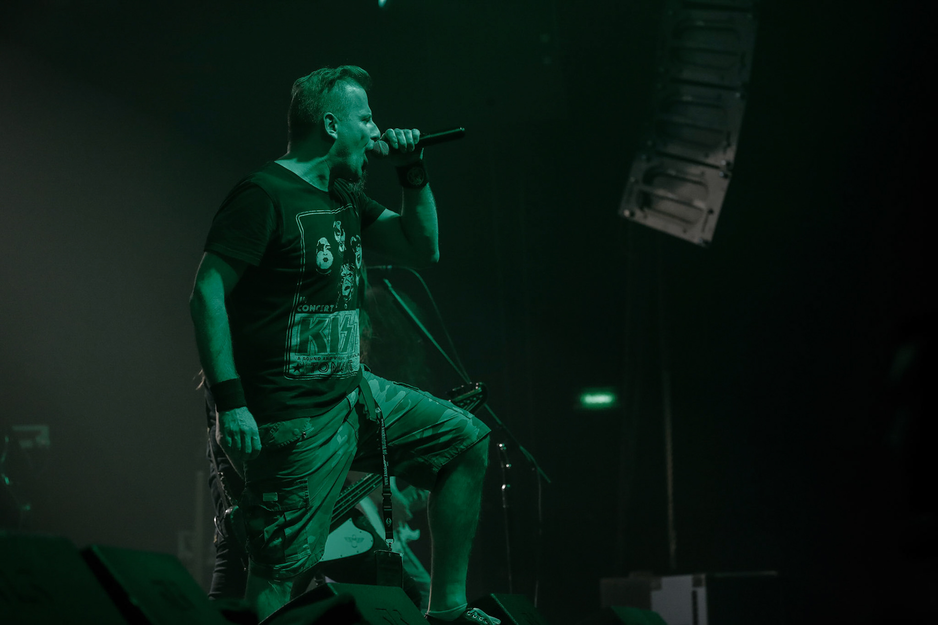 30.11.2018 Knock Out Tour 2018 - Warszawa Progresja -VIRGIN SNATCH  thrash metal, death metal,
Łukasz "Zielony" Zieliński wokal,
Grzegorz "Grysik" Bryła  gitara, 
Paweł Pasek  gitara, 
Piotr "Anioł" Wącisz  gitara basowa, 
Jacek Nowak perkusja,  fot. Andrzej Wasilkiewicz/Reporter