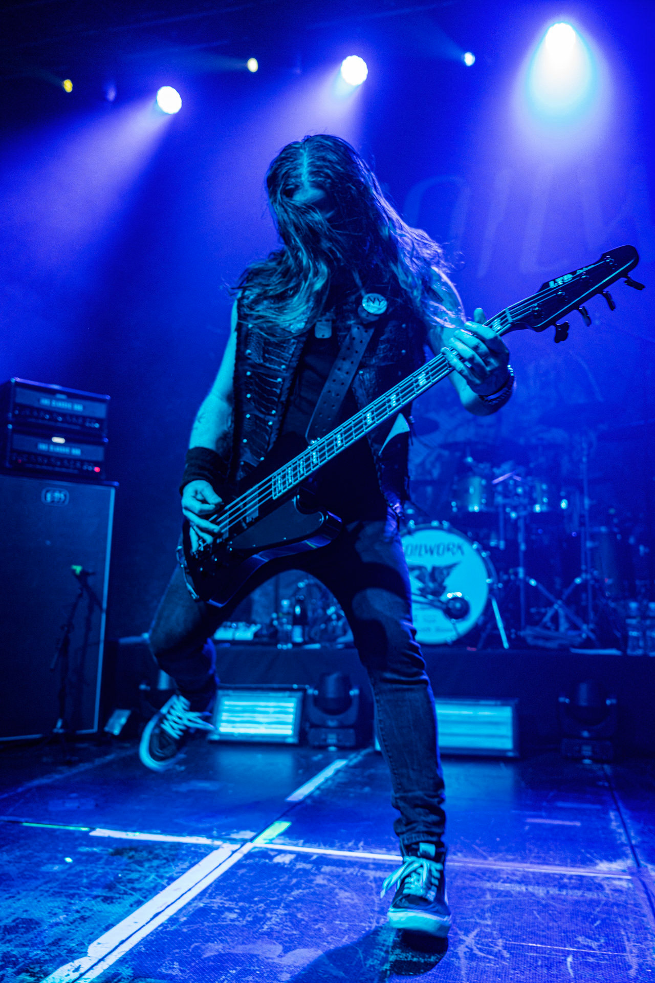 14.04.2023 Soilwork - szwedzki melodic death metal.Knock Out Productions, klub Progresja Warszawa. fot. Andrzej Wasilkiewicz/kaziq.com