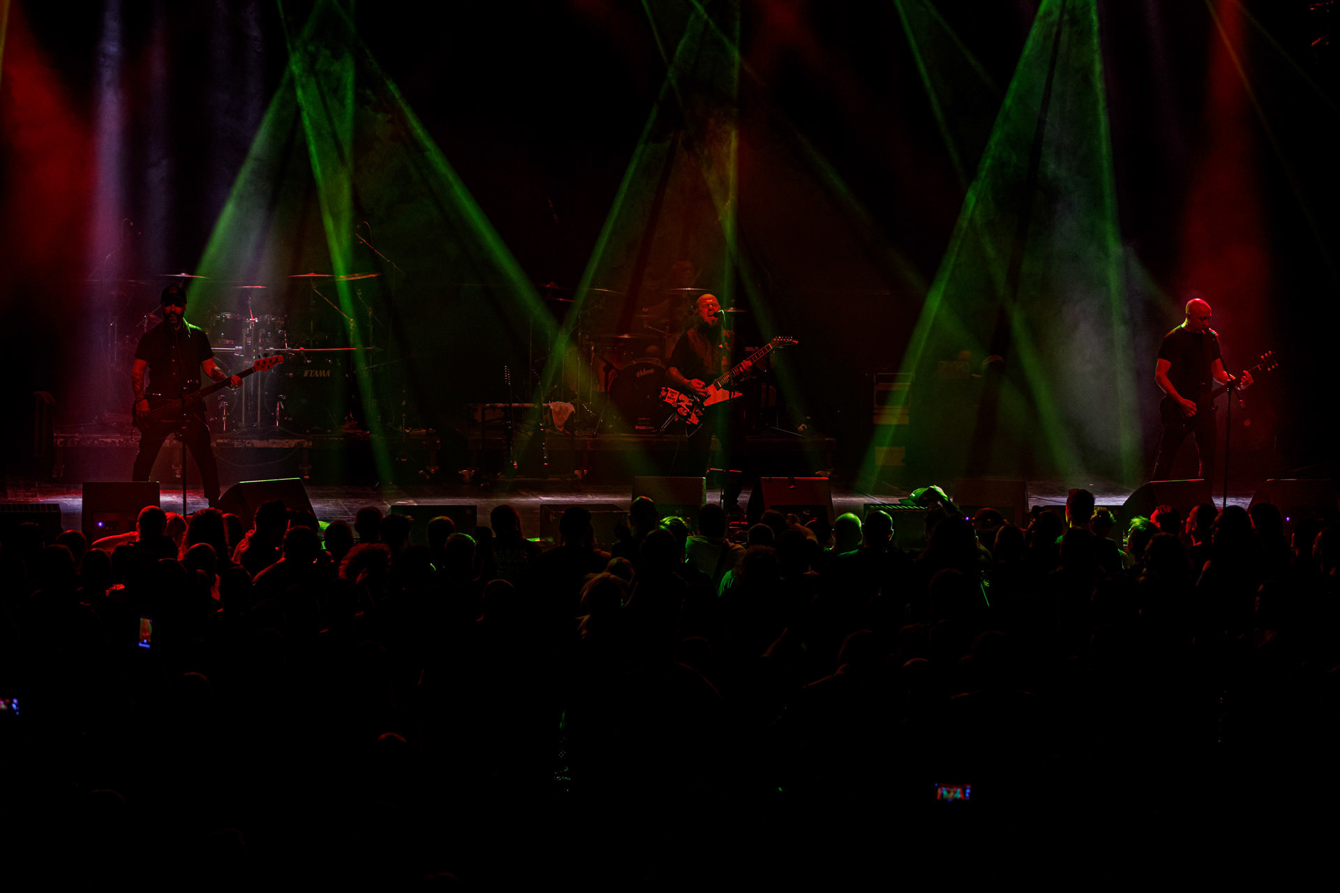 9.07.2022 Illusion Frozen Sun Fest 2022, Warszawa, klub Progresja, n/z Pawel Herbasch – perkusjan/z Tomasz Lipnicki – gitara, wokal,n/z Jerzy Rutkowski – gitaran/z Jarosław Smigiel – gitara basowaFot. Andrzej Wasilkiewicz/Reporter