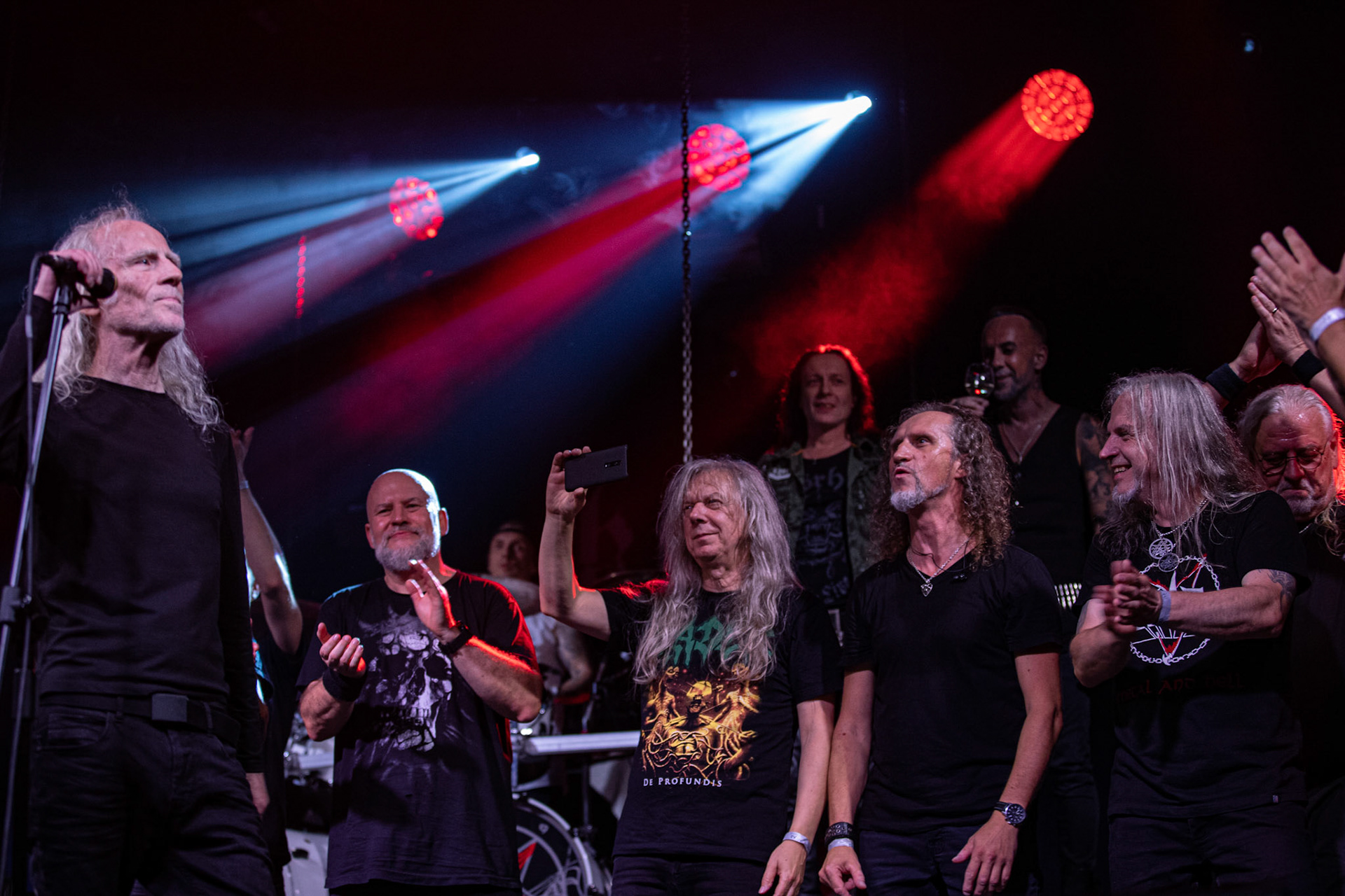 12.09.2021 - KAT i Roman Kostrzewski - koncert "Do zobaczenia w piekle" Wroclaw, Centrum Koncertowe A2.  Roman Kostrzewski – wokalJacek Nowak – perkusjaKrzysztof Pistelok – gitaraJacek Hiro – gitaraMichal Laksa – basGościnnie: Adam „Nergal” Darski (Behemoth)Piotr „Peter” Wiwczarek (Vader),Tomasz „Titus” Pukacki (Acid Drinkers)Adrian „Fred” Frelich (Dragon)Krzysztof „Fazi” Oset (ex-Kat)Piotr „Mancover” Mańkowski (Wolf Spider)Wacław „Vogg” Kiełtyka (Decapitated)Marek „Spider” Pająk (Vader)Jarek „Gronos” Gronowski (Dragon, ex-Kat)Paweł „Baitel” Pasek (Decapitated) Piotr Radecki (ex-Kat &amp; Roman Kostrzewski)fot. Andrzej kaziq Wasilkiewicz