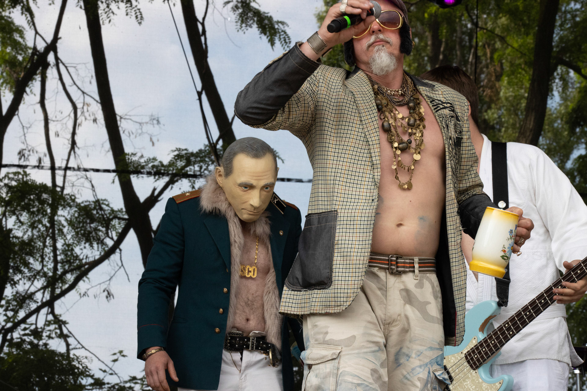 The Novorodkens i Hacrmistrz Gruczol- koncert Zacieralia w warszawskiej Progresji.Gramy Do Woli - Warszawa, Progresja.Fot. Andrzej Wasilkiewicz/Reporter