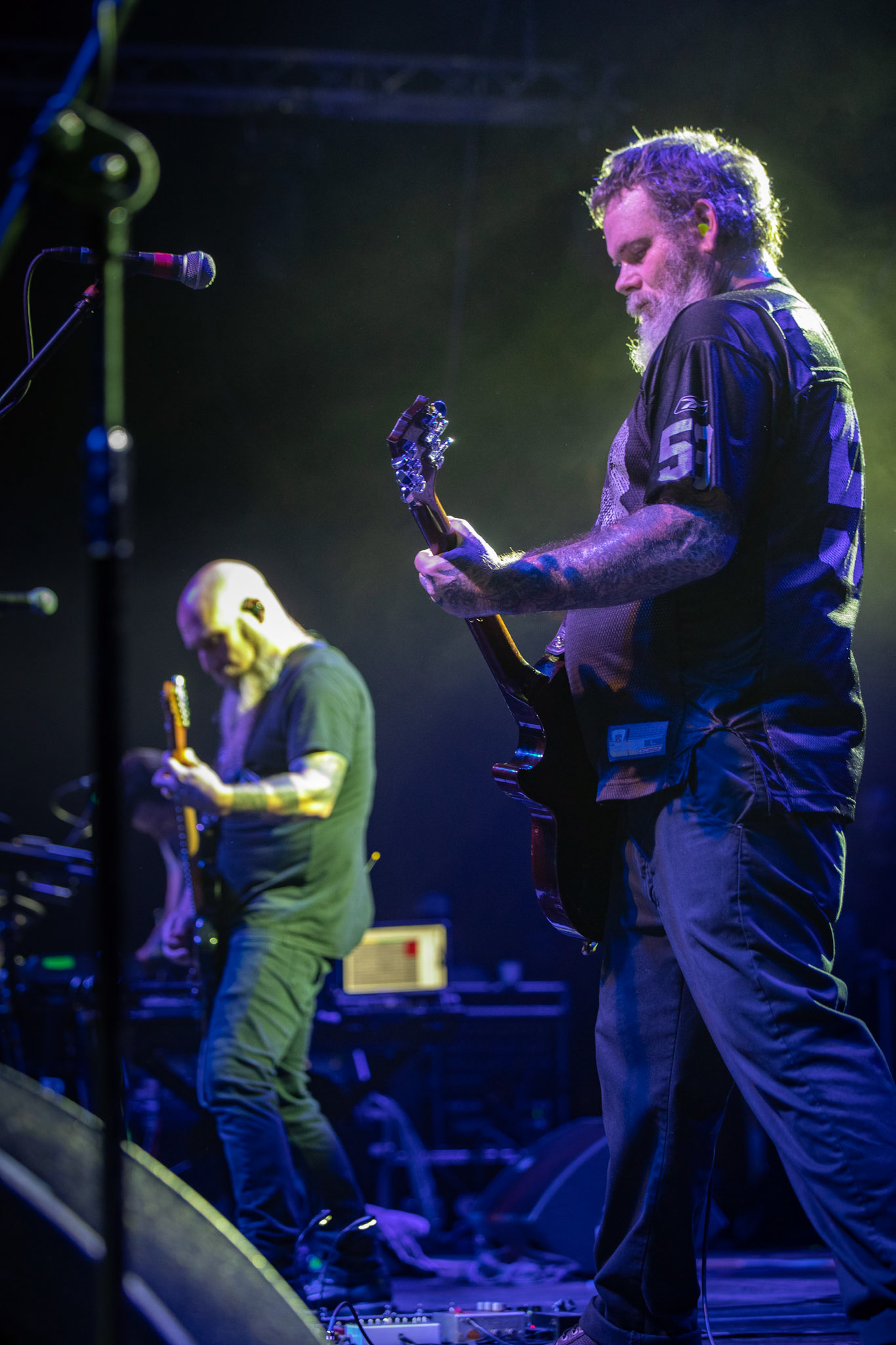 Neurosis - USA Oakland - pionierzy post metalu w warszawskiej Progresji, formacja kalifornijczyków napędzana przez Scott Kelly i Steve von Till wyszła od sluge metal, industrial, doom metal, hardcore punk, grunge, southern rock, po noise rock. Produkcja Knock Out Productions, fot. Andrzej kaziq Wasilkiewicz/Reporter