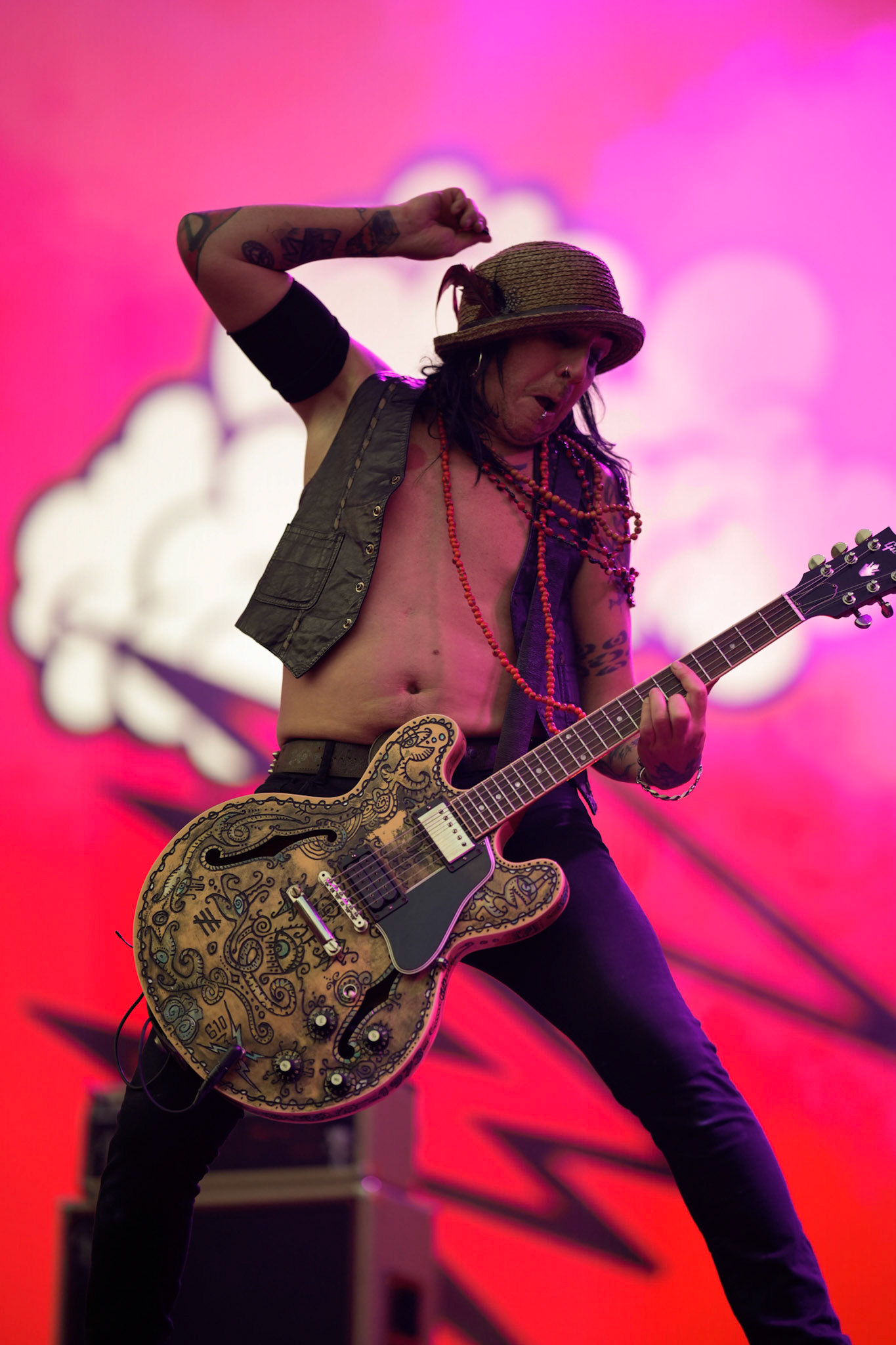 9.06.2023 The Hellacopters dzien drugi festiwaluMystic Festival 2023, Stocznia Gdanska fot. Andrzej Wasilkiewicz/Reporter