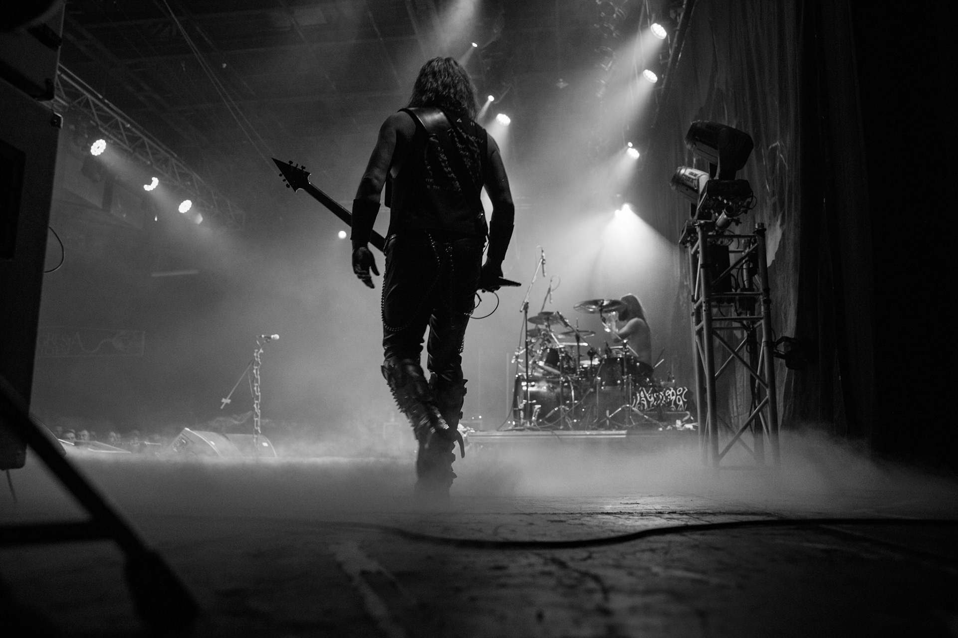 Legendy Metalu Vader - Death Metal - koncert Legendy Metalu w warszawskiej Progresji, 
Peter: Guitar + Vocals
Pajak: Guitar
Hal: Bass
James: Drums
fot. Andrzej kaziq Wasilkiewicz/Reporter