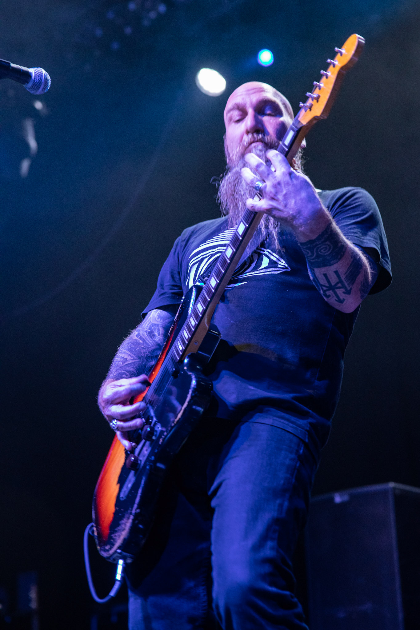 Neurosis - USA Oakland - pionierzy post metalu w warszawskiej Progresji, formacja kalifornijczyków napędzana przez Scott Kelly i Steve von Till wyszła od sluge metal, industrial, doom metal, hardcore punk, grunge, southern rock, po noise rock. Produkcja Knock Out Productions, fot. Andrzej kaziq Wasilkiewicz/Reporter