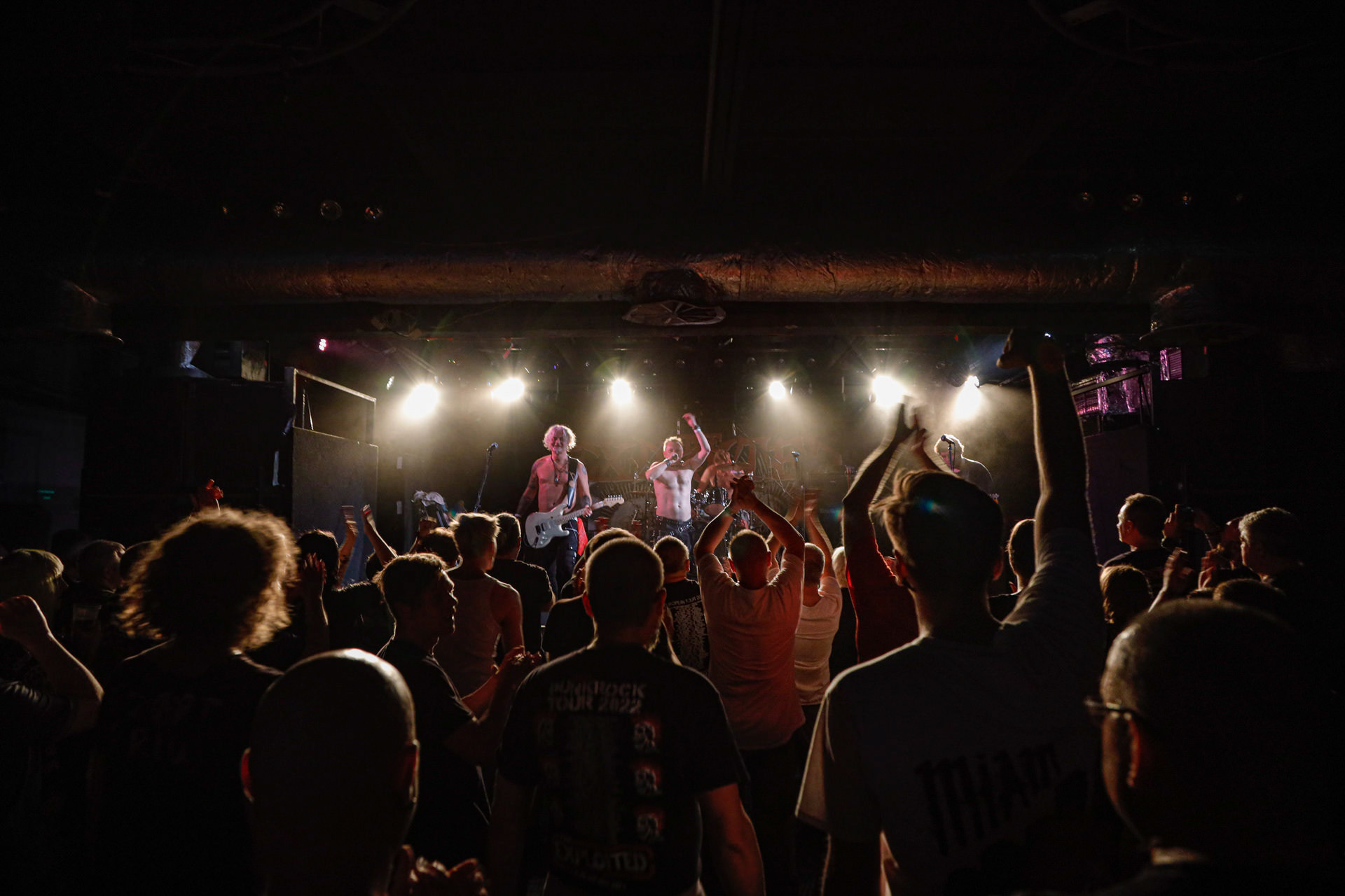 25.08.2022 TZN Xenna - warszawska grupa punkowa z frontmenem Krzysztofem Zygzakiem Chojnackim przed warszawskim koncertem The Exploited.fot. Andrzej Wasilkiewicz/Reporter