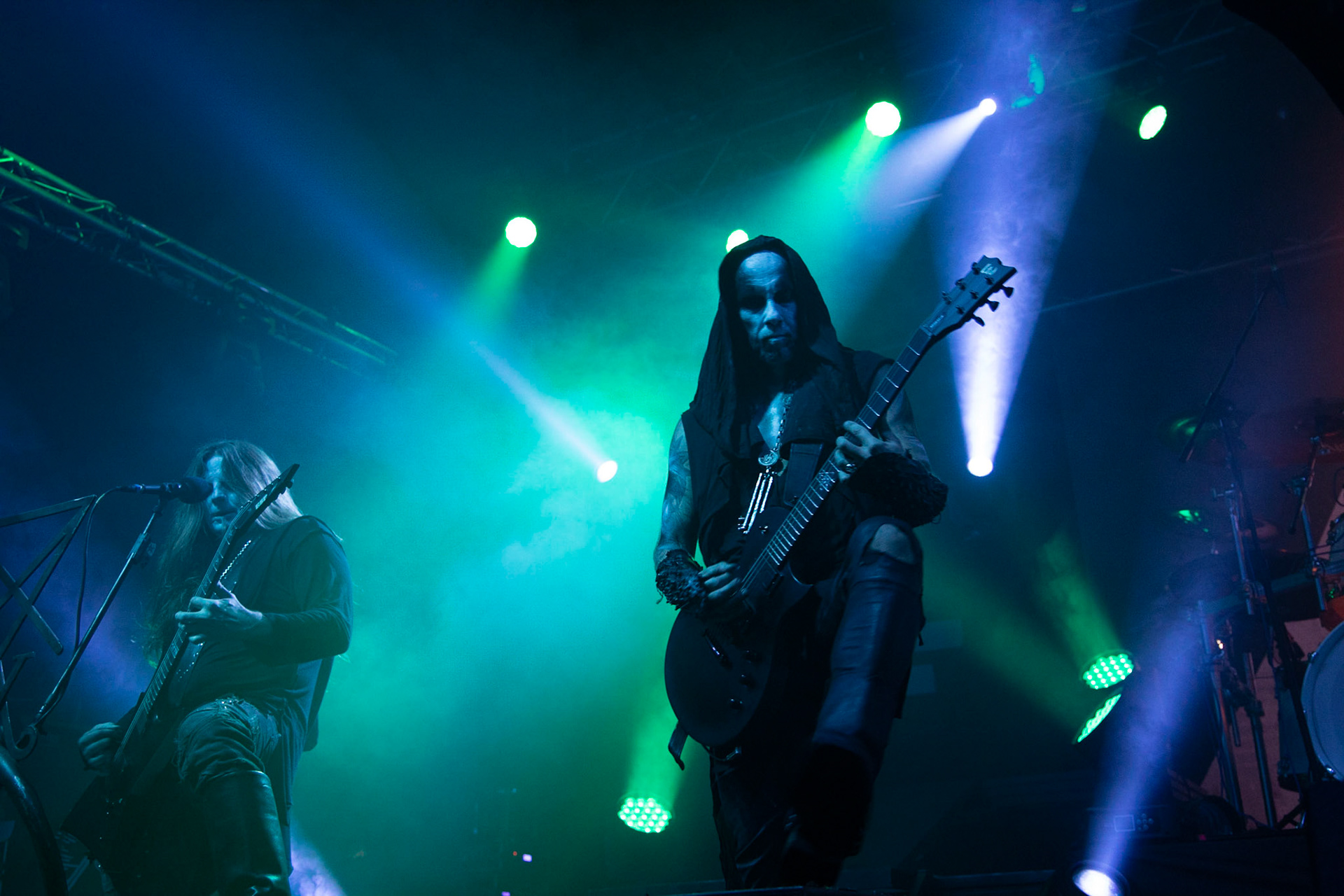 14.12.2018r. Behemoth koncert Merry Christless - Warszawa Progresja, Adam "Nergal" Darski – gitara, wokal prowadzący, 
Zbigniew "Inferno" Promiński – perkusja,
Tomasz "Orion" Wróblewski – gitara basowa, Patryk "Seth" Sztyber – gitara,  fot. Andrzej Wasilkiewicz/Reporter