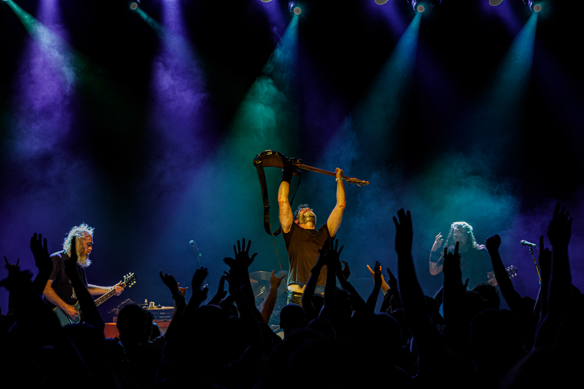 26.06.2022 koncert RED FANG - USA. Relapse Records - stoner, hard rock, metal.Warszawski koncert w klubie Progresja promuje ostatni album amerykanow - Arrows wydany w 2021r.Produkcja WiniaryBookings. Patronat koncertu Antyradio.fot. Andrzej Wasilkiewicz/Reporter