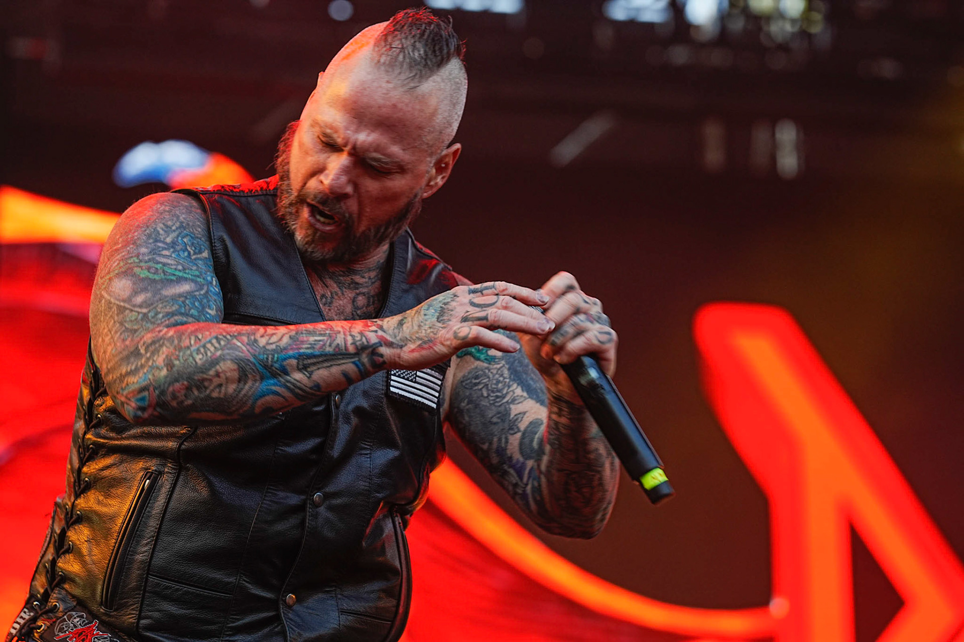 10.06.2023 Dark Angel trzeci dzien festiwaluMystic Festival 2023, Stocznia Gdanska fot. Andrzej Wasilkiewicz/Reporter