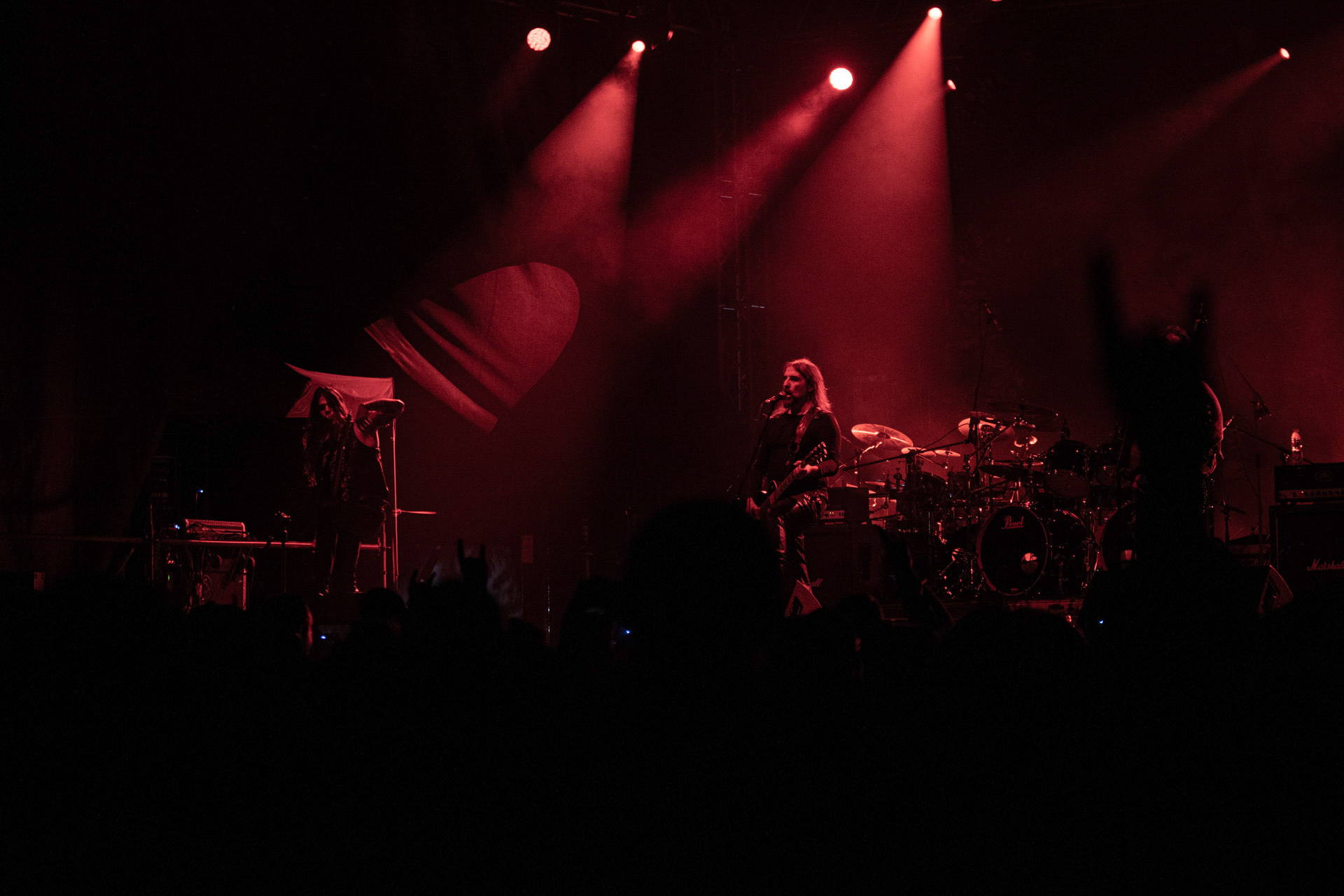 24.09.2021 koncert Rotting Christ, Warszawa, Progresja. N/z Sakis Tolis gitara wokal, N/z Themis Tolis perkusja,  N/z Kostas "Spades" Heliotis gitara basowa, N/z  Kostis Foukarakis gitara, fot. Andrzej Wasilkiewicz/REPORTER