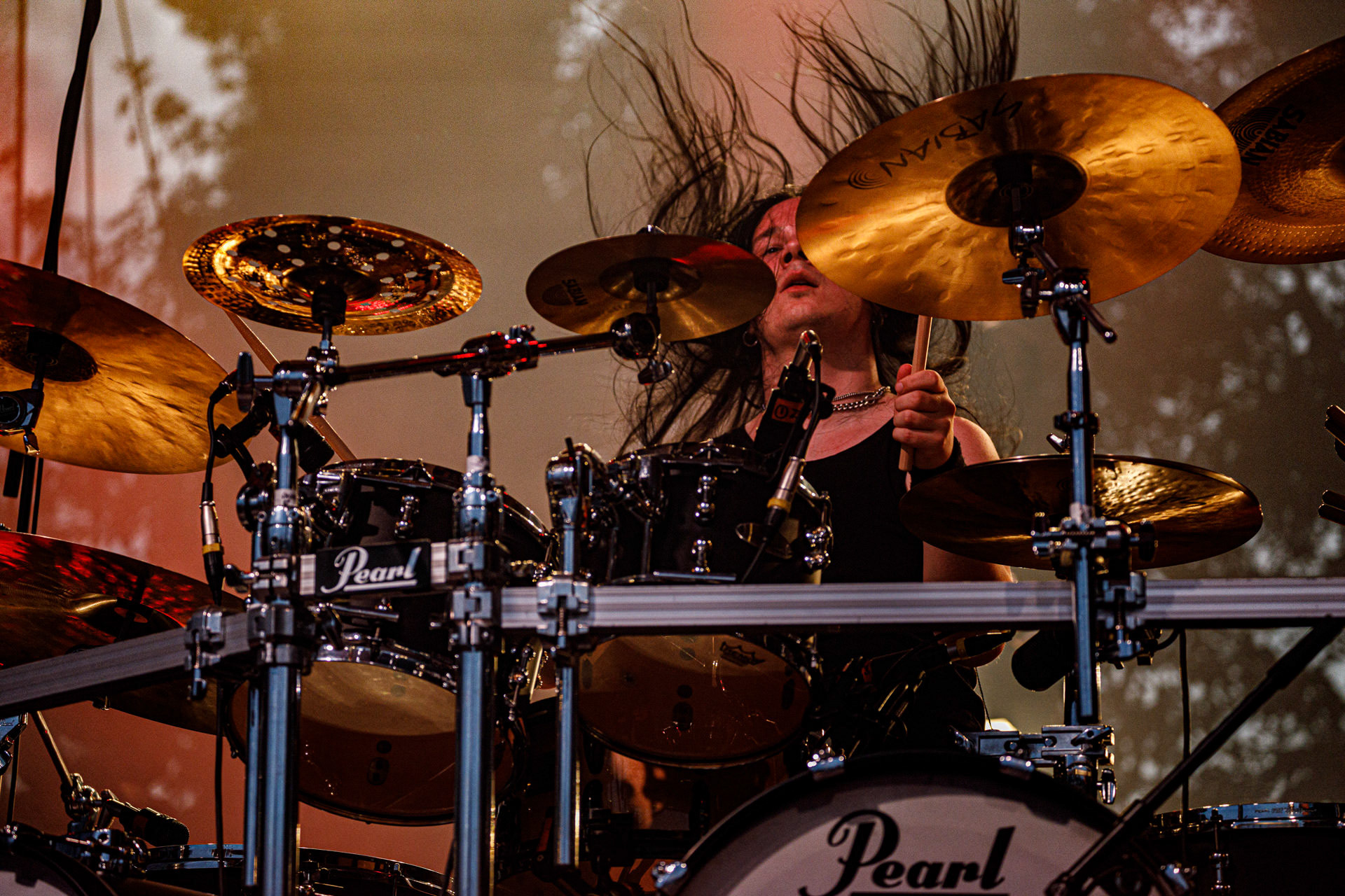 22.07.2022 Paradise Lost - warszawski koncert na letniej scenie klubu Progresja.Knock Out Production, Nuclear Blast, n/z Nick Holmes – wokal,n/z Gregor Mackintosh – gitara prowadząca,n/z Aaron Aedy – gitara rytmiczna,n/z Steve Edmondson – gitara basowa,n/z Waltteri Vayrynen – perkusja,Produkcja Knock Out Productions,Fot. Andrzej Wasilkiewicz/Reporter