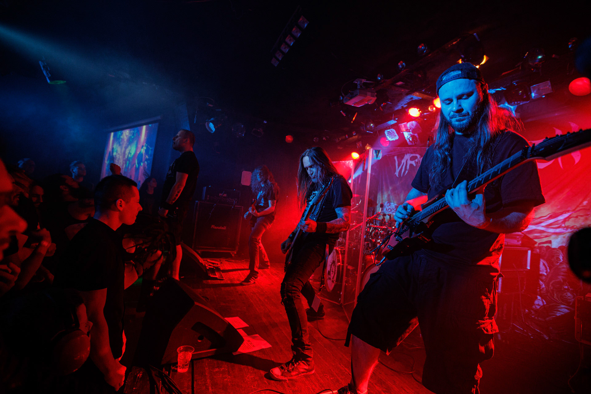 18.03.2022 VIRGIN SNATCH - INFERNALIS RESURGENTIS - Warszawski koncert zespolu VIRGIN SNATCH,thrash metal, death metal,n/z Lukasz "Zielony" Zielinski wokal,n/z Grzegorz "Grysik" Bryla  gitara, n/z Pawel Pasek - gitara, n/z Piotr "Aniol" Wacisz  gitara basowa, n/z Pawel Pawulon Jaroszewicz - perkusja,fot. Andrzej Wasilkiewicz/Reporter