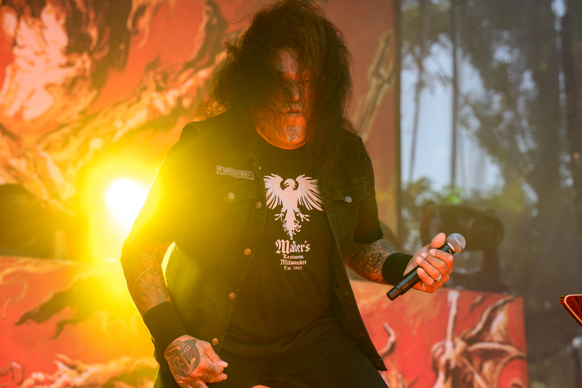 2024.07.21 Testament, thrash metal - Warszawa Letnia Scena Progresji, Knock Out Productions, fot. Andrzej Wasilkiewicz/kaziq.com