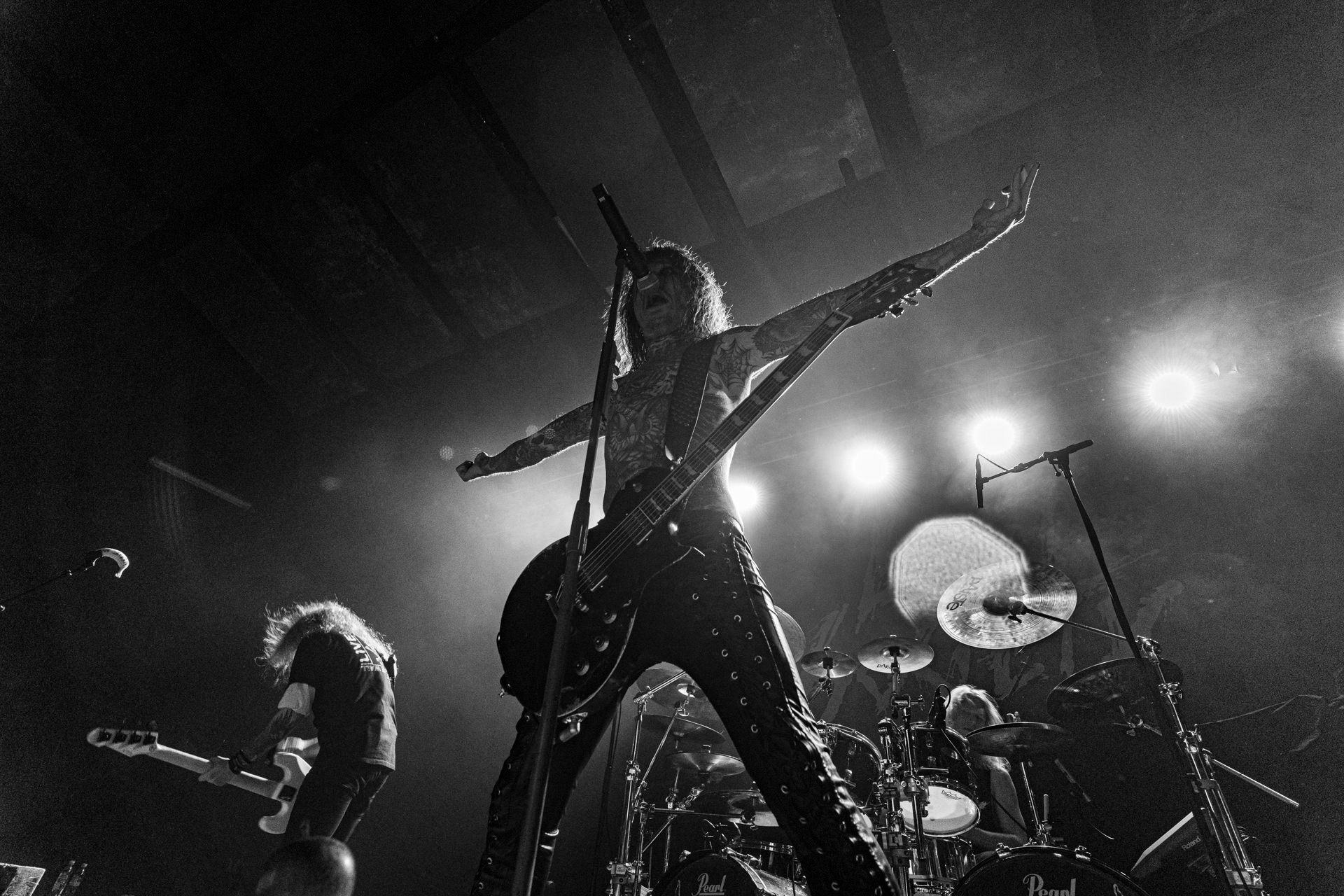 1.10.2022 Lost Society – na warszawskim koncercie trasy Sick and Dangerous Tour 2022 - finski thrash metalowy zespol, zalozony w 2010 roku w Jyvaskyla przez Samy Elbanna. W 2012 roku grupa wygrala w krajowych eliminacjach do Global Battle Of the Bands.  Lost Society zagrali przed BLIND CHANNEL w skladzieSamy Elbanna – wokal, gitara,Arttu Lesonen – gitara,Mirko Lehtinen – gitara basowa,Ossi Paananen – perkusja,Produkcja Winiary Bookings, klub Progresja, patronat Antyradio,fot. Andrzej Wasilkiewicz/Reporter