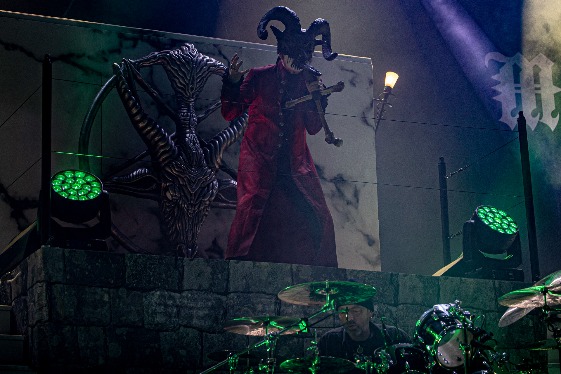 4.06.2022 Mercyful Fate Mystic Festival 2022 Gdansk. King Diamond, Kim Bendix Petersen,Mystic Coalition.fot. Andrzej Wasilkiewicz/Reporter