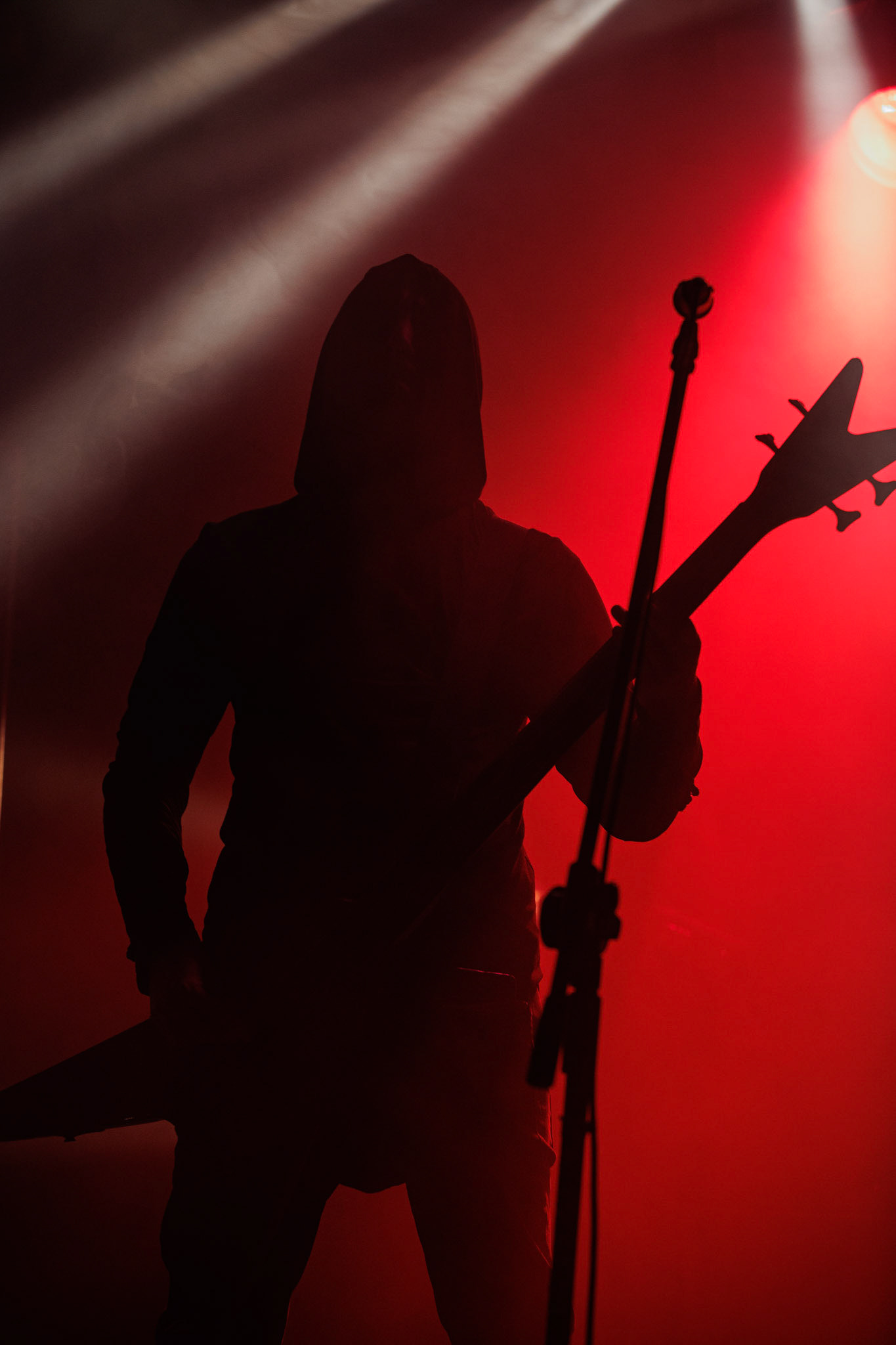 Amalekim blackmetal, pure black metal.Koncert Czwarta Fala MMXXII klub VooDoo Warszawa.Fot. Andrzej Wasilkiewicz/kaziq.com