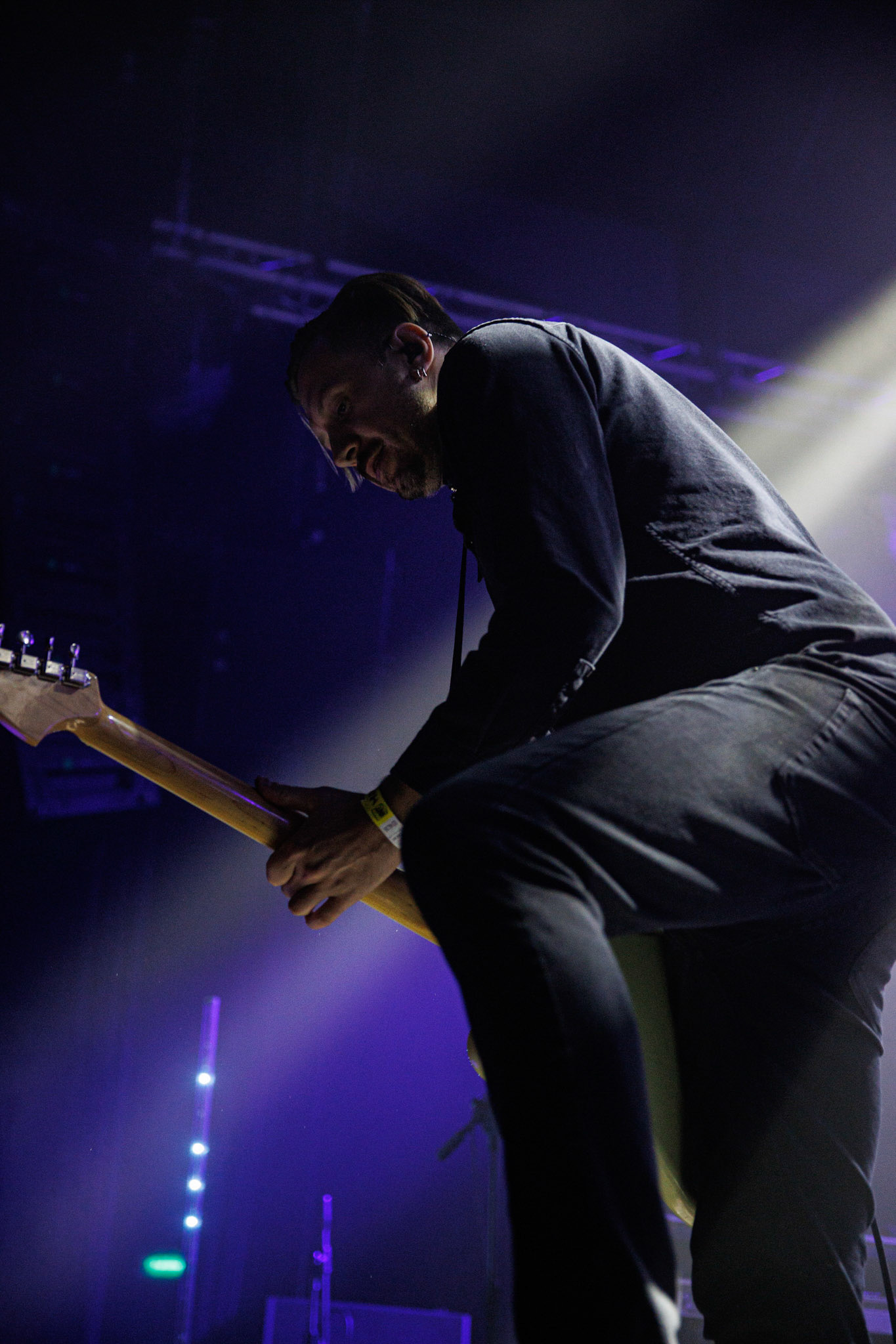 27.11.2021 TIDES FROM NEBULA koncert, Warszawa klub Progresja,Knock Out Productions, Mystic Production,Post-rock, muzyka alternatywna, progresywny rock.n/z Maciej Karbowski – gitara, instrumenty klawiszowen/z Przemek Weglowski – gitara basowan/z Tomasz Stolowski – perkusjaFot. Andrzej Wasilkiewicz/Reporter