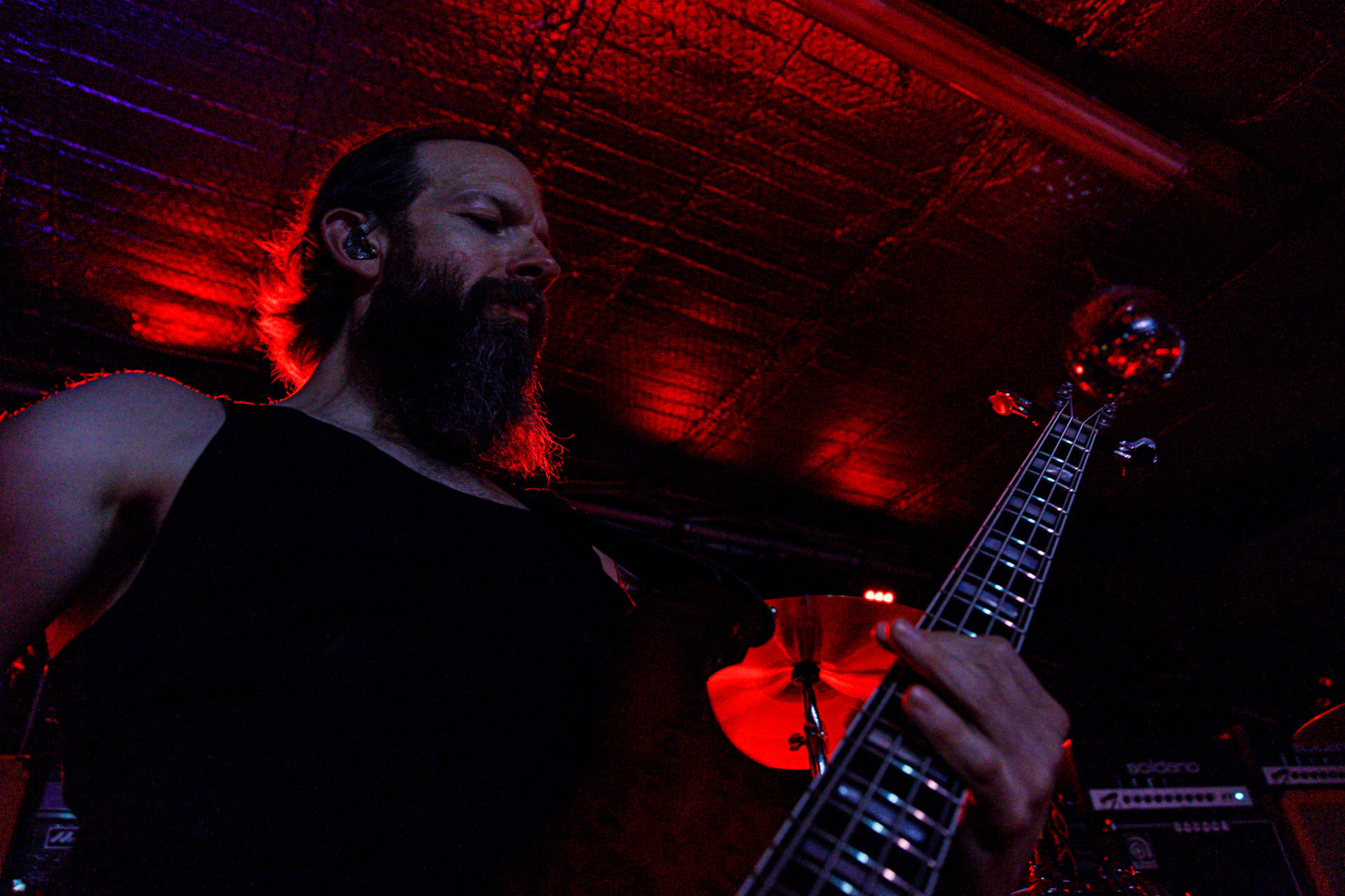 7.07.2022 - HIGH ON FIRE - legenda sceny stoner/doom z Mattem Pikem na czele, koncert w warszawskiej Hydrozagadce.n/z Matt Pike – gitara, wokal,n/z Jeff Matz – gitara basowa,n/z Coady Willis - perkusja,Doom metal, stoner metal, sludge metal, thrash metal.Produkcja WiniaryBookings. fot. Andrzej Wasilkiewicz/Reporter