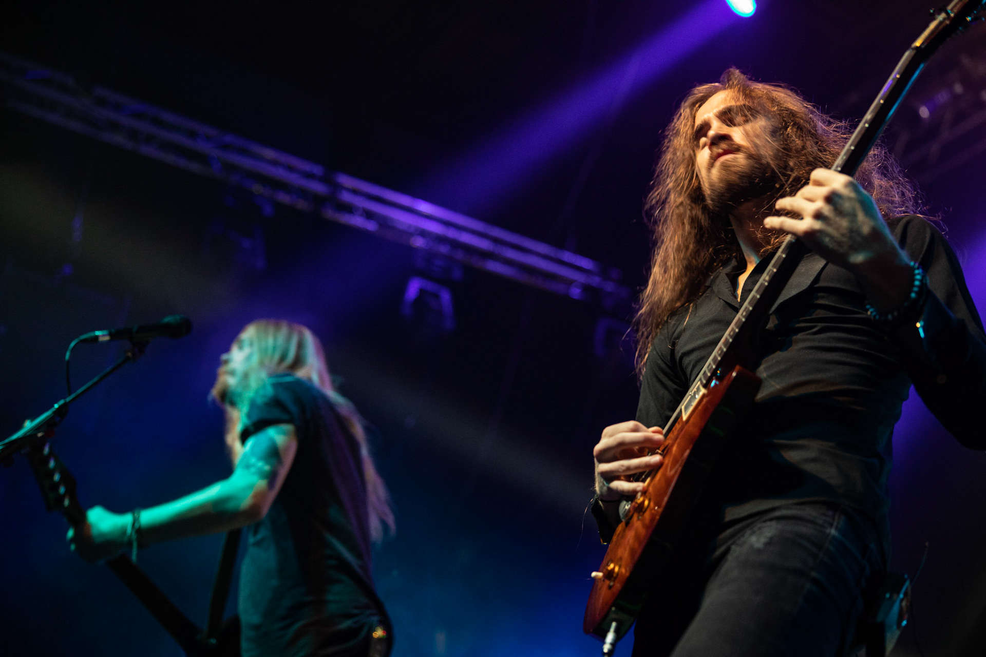 SOEN - Szwecja, rock progresywny, progmetal.  Stefan Stenberg – Bass
Cody Ford – Guitar
Lars Åhlund – Keys, guitar
Joel Ekelöf – Vocals
Martin Lopez – Drums, percussion
Knock Out Productions
Progresja Warszawa. fot. Andrzej Wasilkiewicz/Reporter