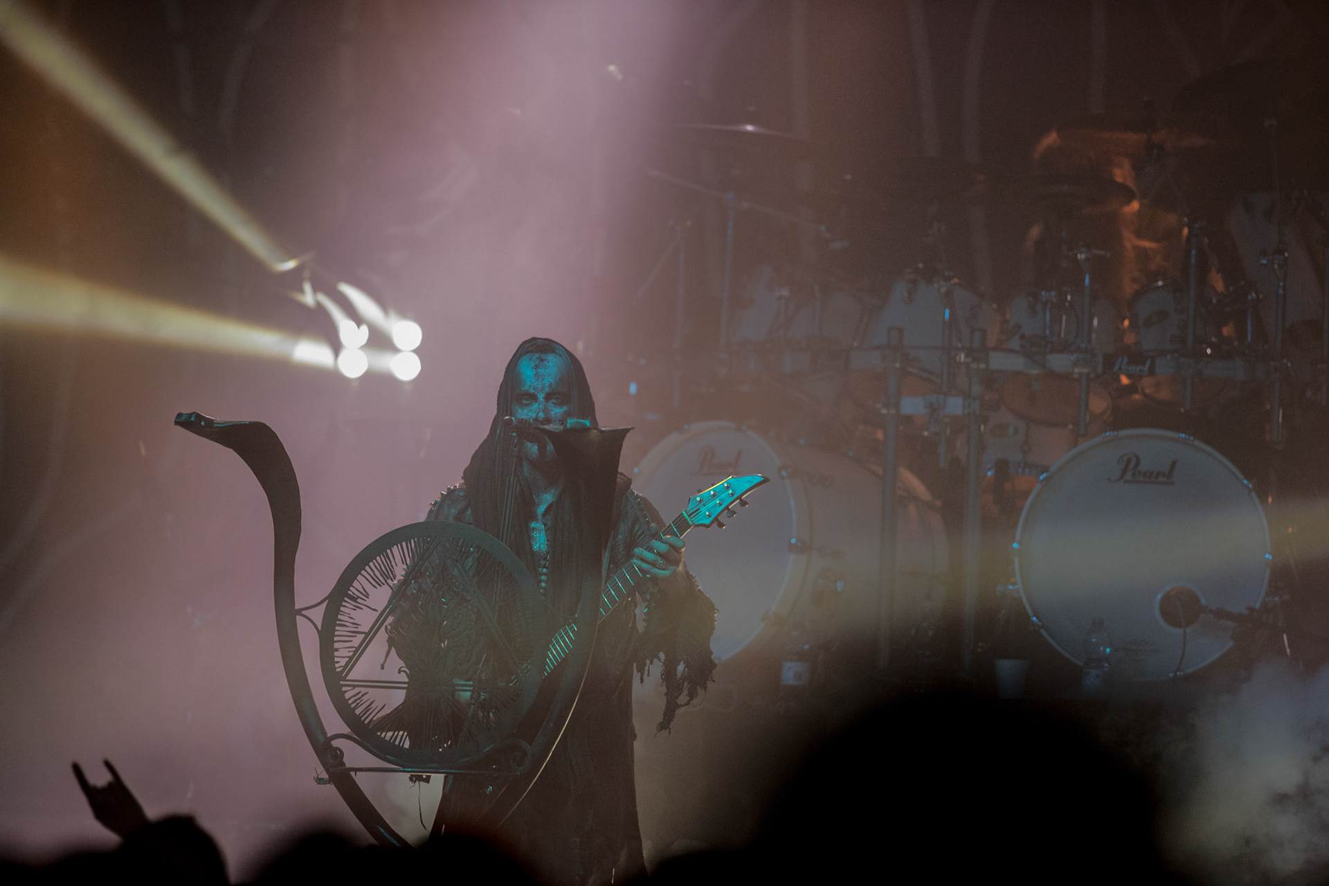 15.12.2017r. Behemoth koncert Merry Christless - Warszawa Progresja, Adam "Nergal" Darski – gitara, wokal prowadzący, 
Zbigniew "Inferno" Promiński – perkusja,
Tomasz "Orion" Wróblewski – gitara basowa, Patryk "Seth" Sztyber – gitara,  fot. Andrzej Wasilkiewicz/Reporter