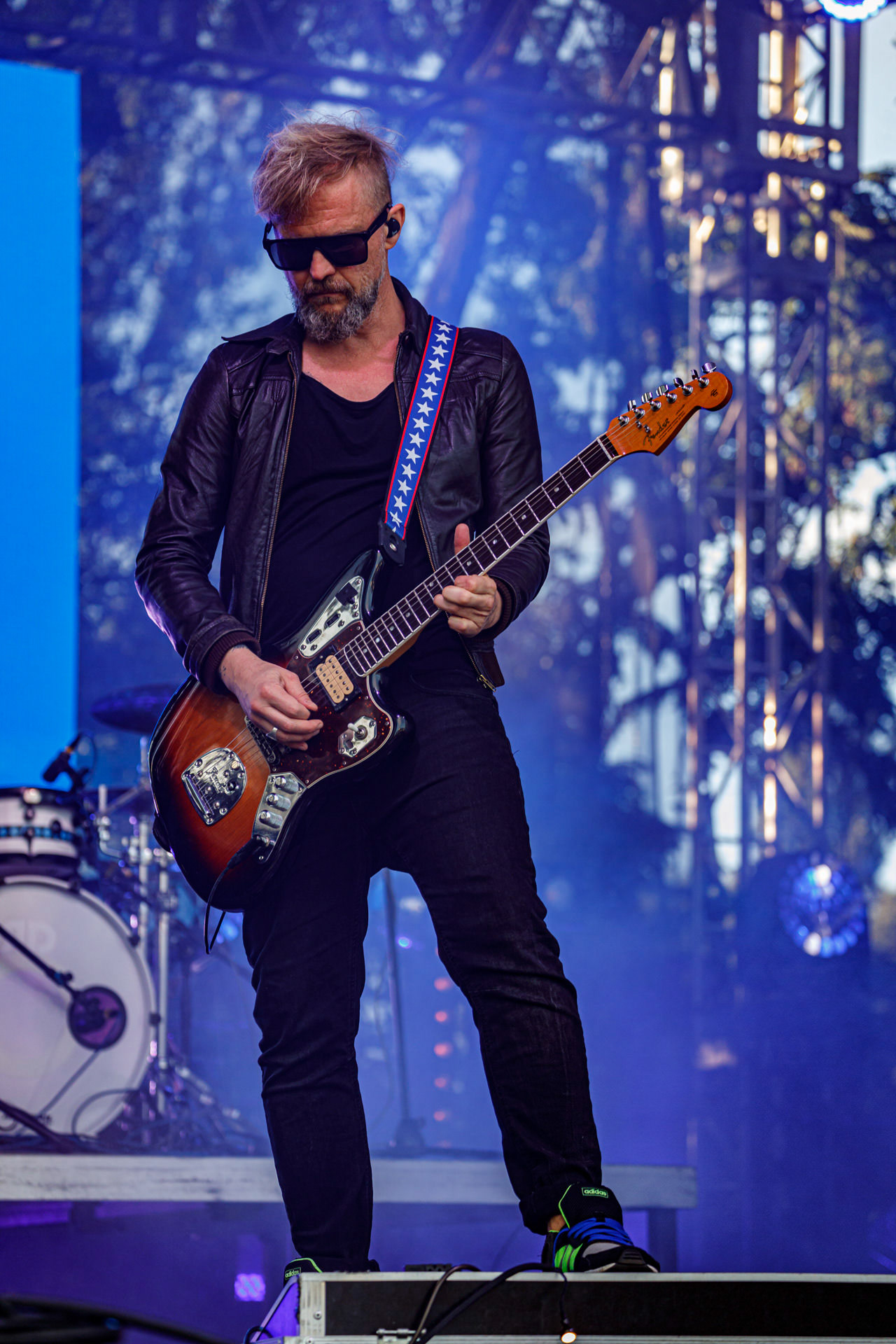 10.07.2022 Organek -  Antyfest Antyradia 2022 - Warszawa, letnia scena klubu Progresja. Tomasz Organek – gitara, wokal,Adam Staszewski – gitara basowa,Robert Markiewicz – perkusja,Tomasz Lewandowski – instrumenty klawiszowe,Rock alternatywny.fot. Andrzej Wasilkiewicz/Reporter