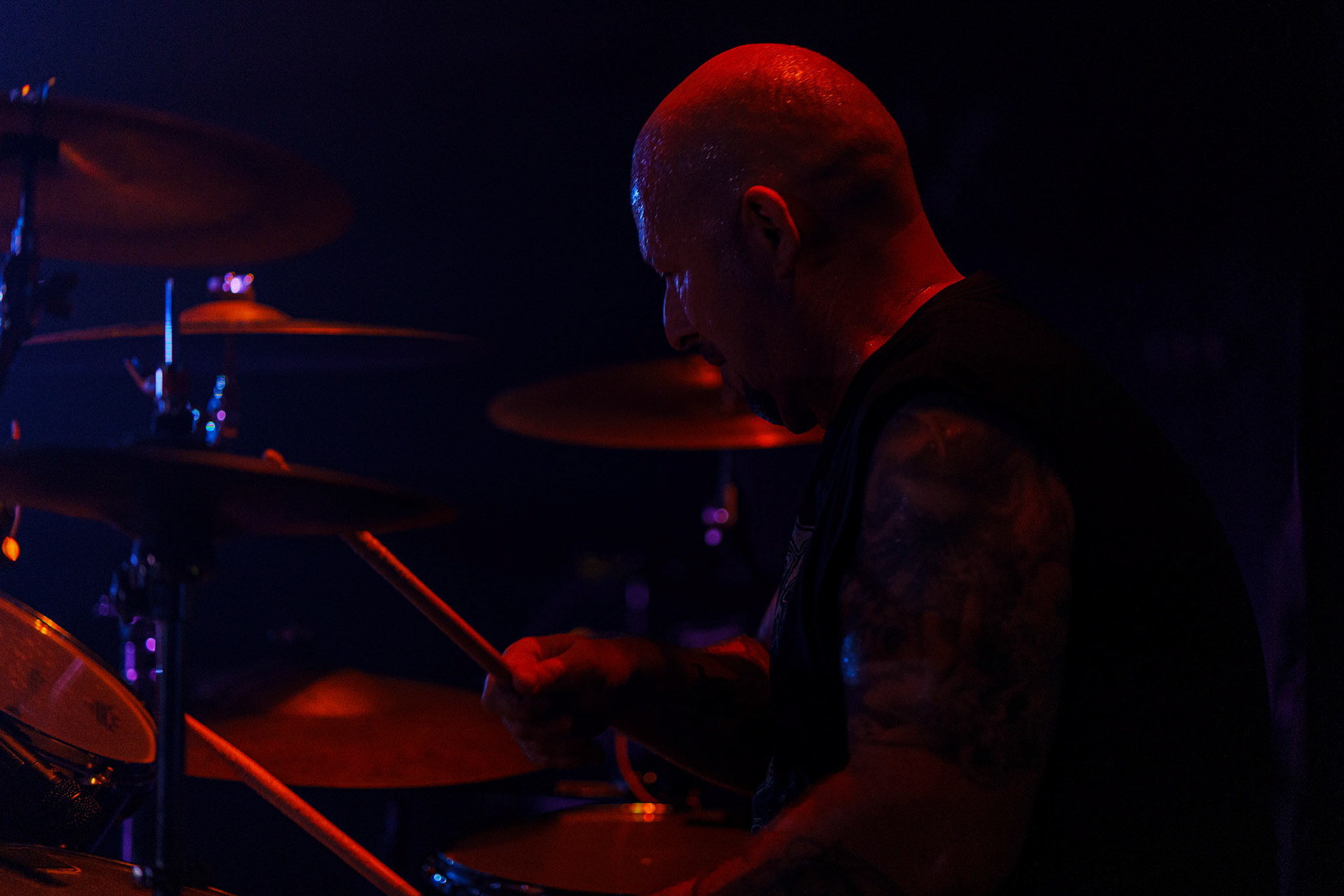 15.07.2023 - NERVOCHAOS - Brazil, Death metal, Warszawa, klub Potok. fot. Andrzej Wasilkiewicz/kaziq.com