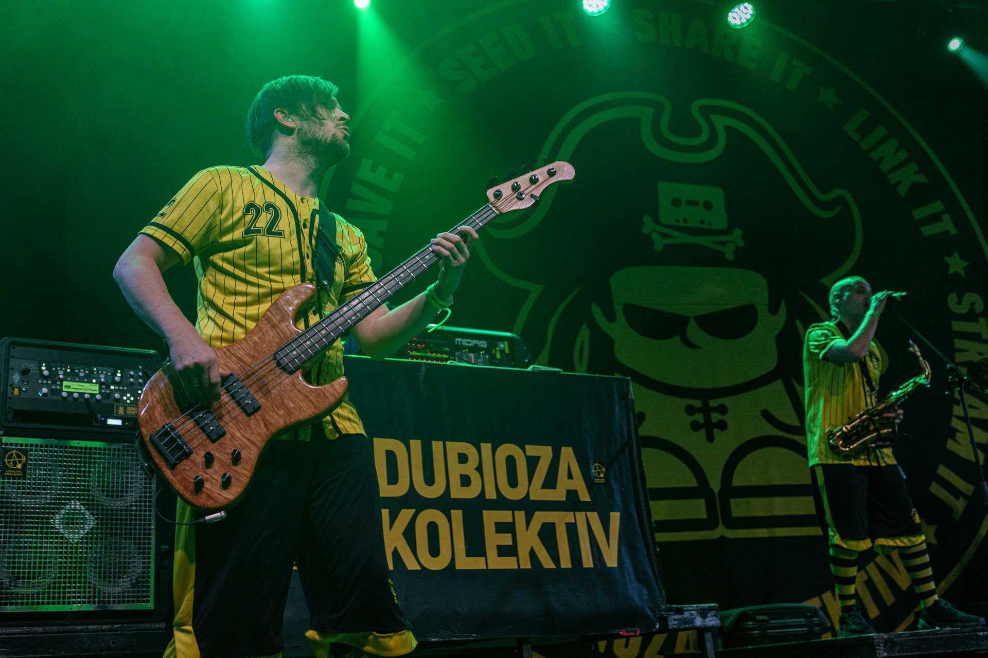 9.02.23 DUBIOZA KOLEKTIV - bosniacka grupa muzyczna, grajaca reggae, dub i rock. - Warszawa Progresja. Winiary Bookings.Fot. Andrzej Wasilkiewicz/Reporter