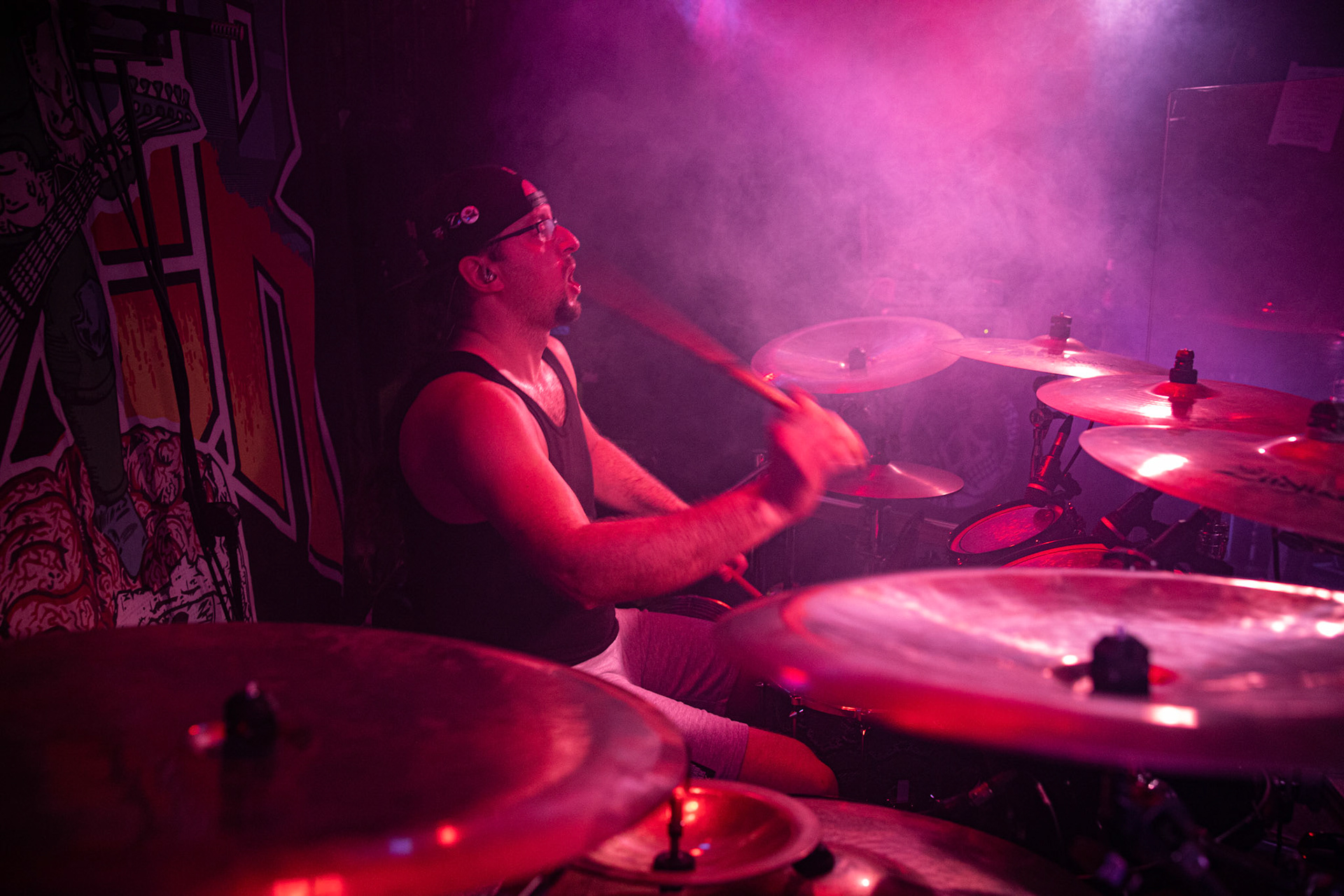 1.02.2020 Blood For Blood Tour part I. koncert zespołu Tester Gier - Crossover Thrash, Punk, Hardcore, Metal, Warszawa klub VooDoo, fot. Andrzej Wasilkiewicz/REPORTER